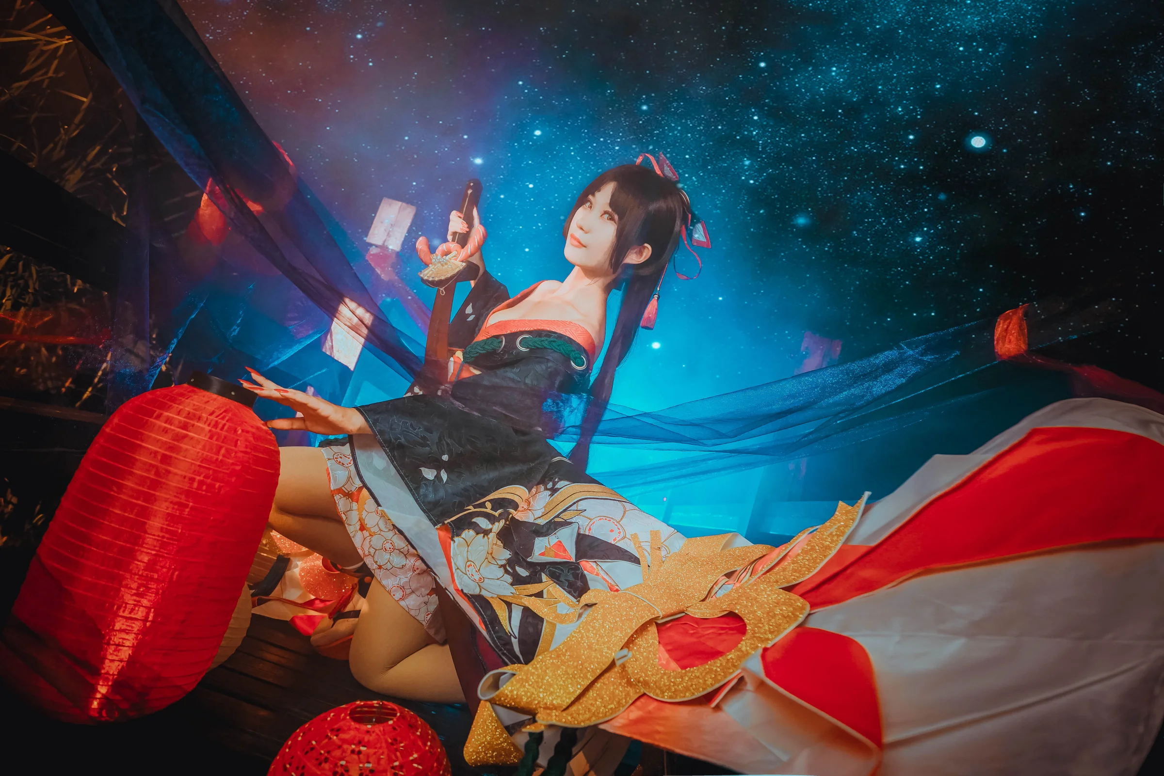 阴阳师樱雨刀舞妖刀姬COS写真