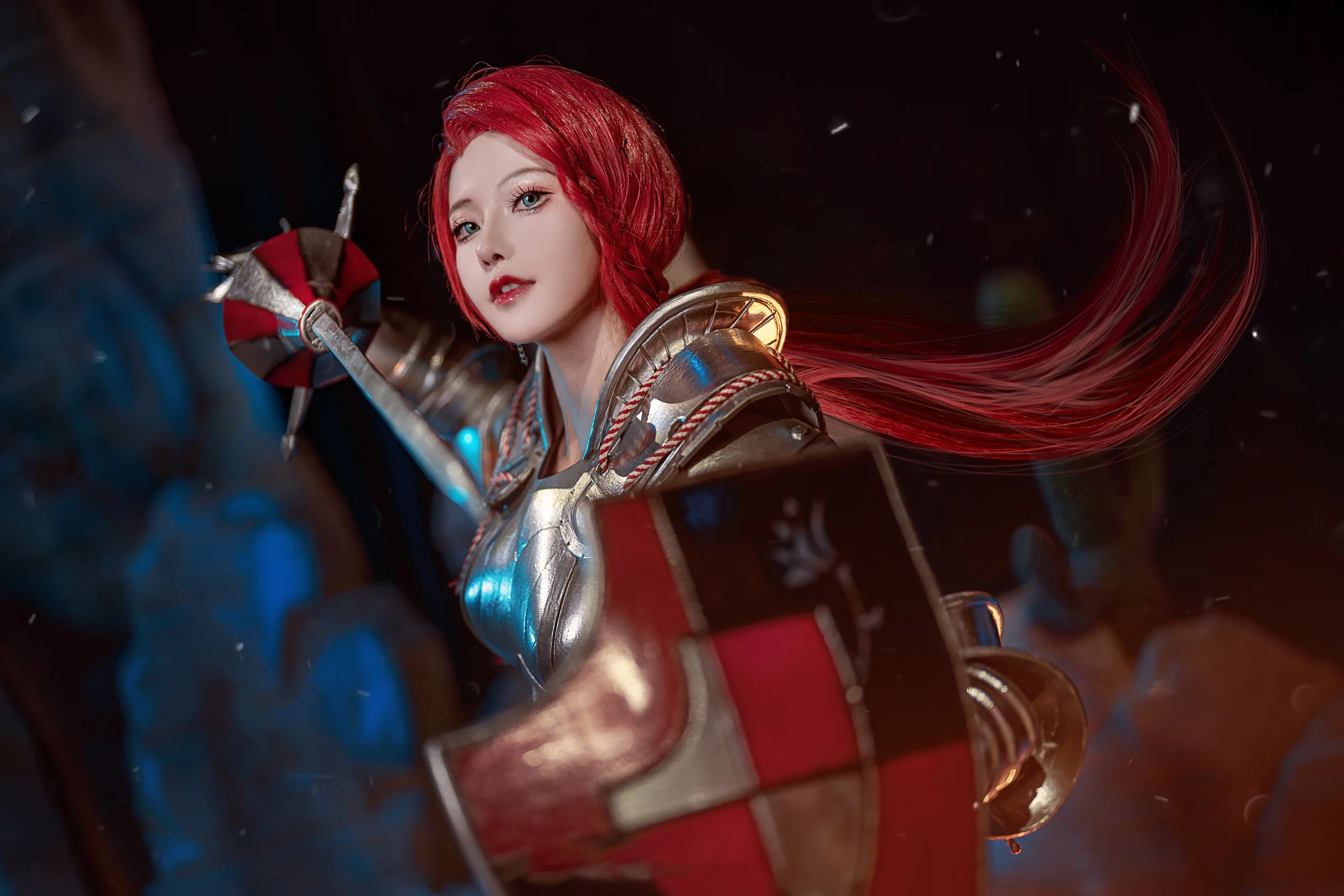 《黑色沙漠手游》女武神COS写真