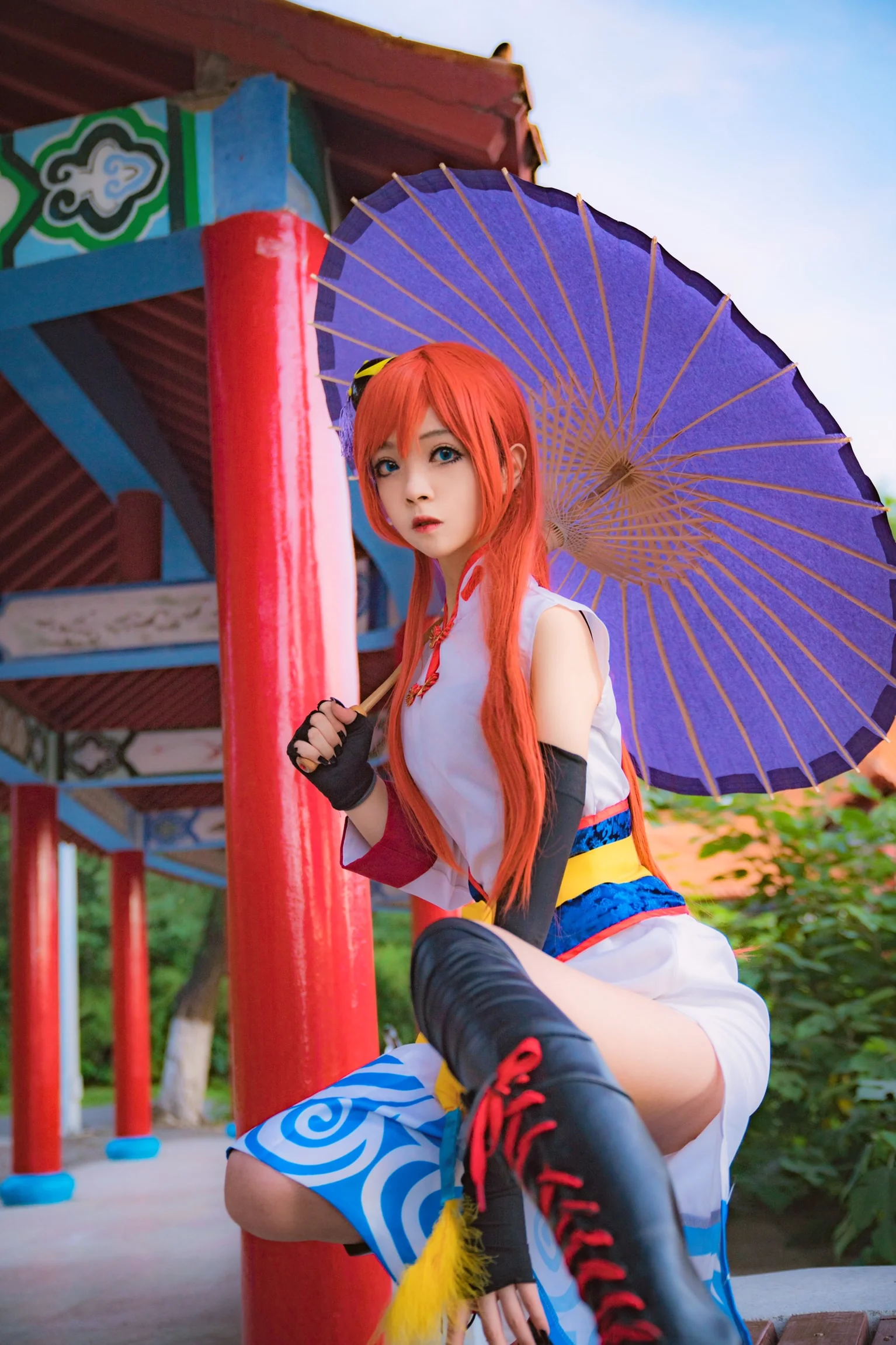 《银魂》未来神乐COS写真