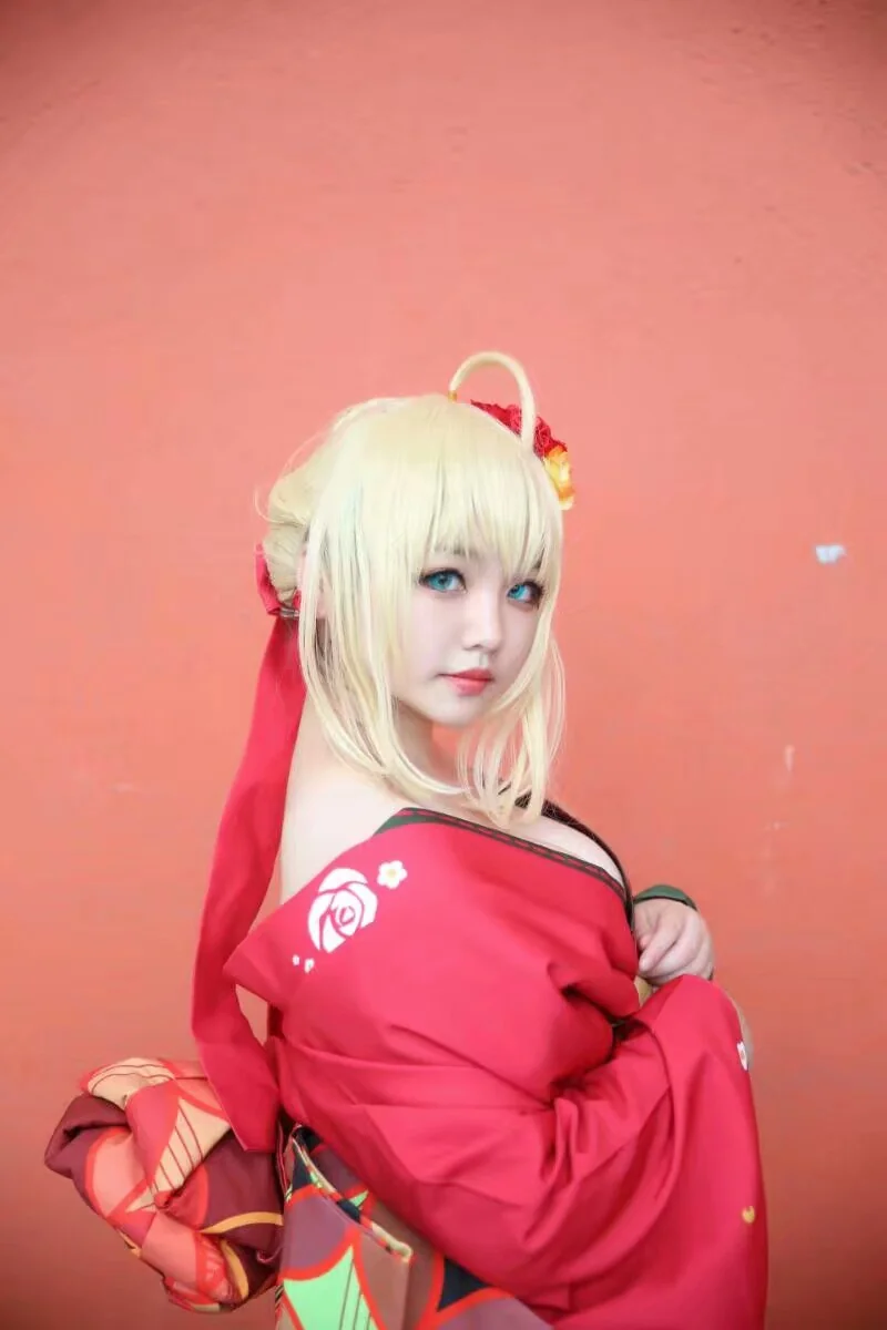 尼禄 振袖和服COS写真
