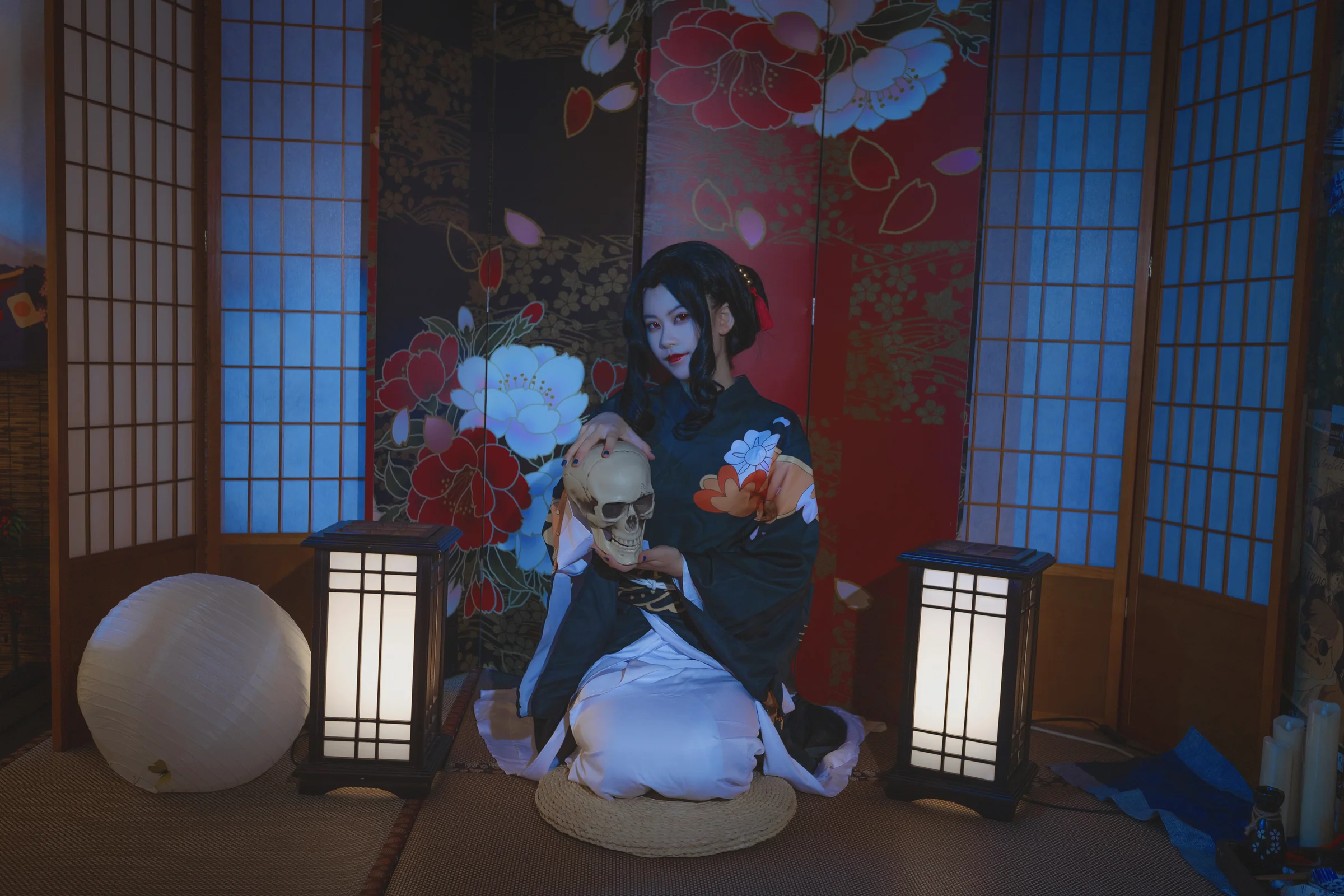 《鬼灭之刃》鬼舞辻无惨COS写真