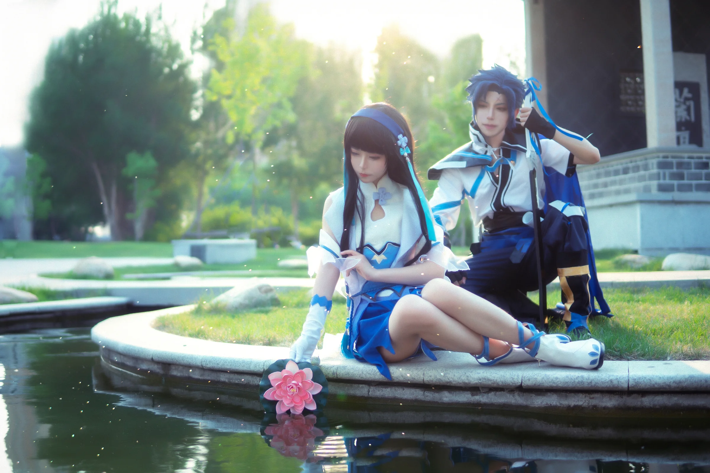 《王者荣耀》西施&东方曜COS写真