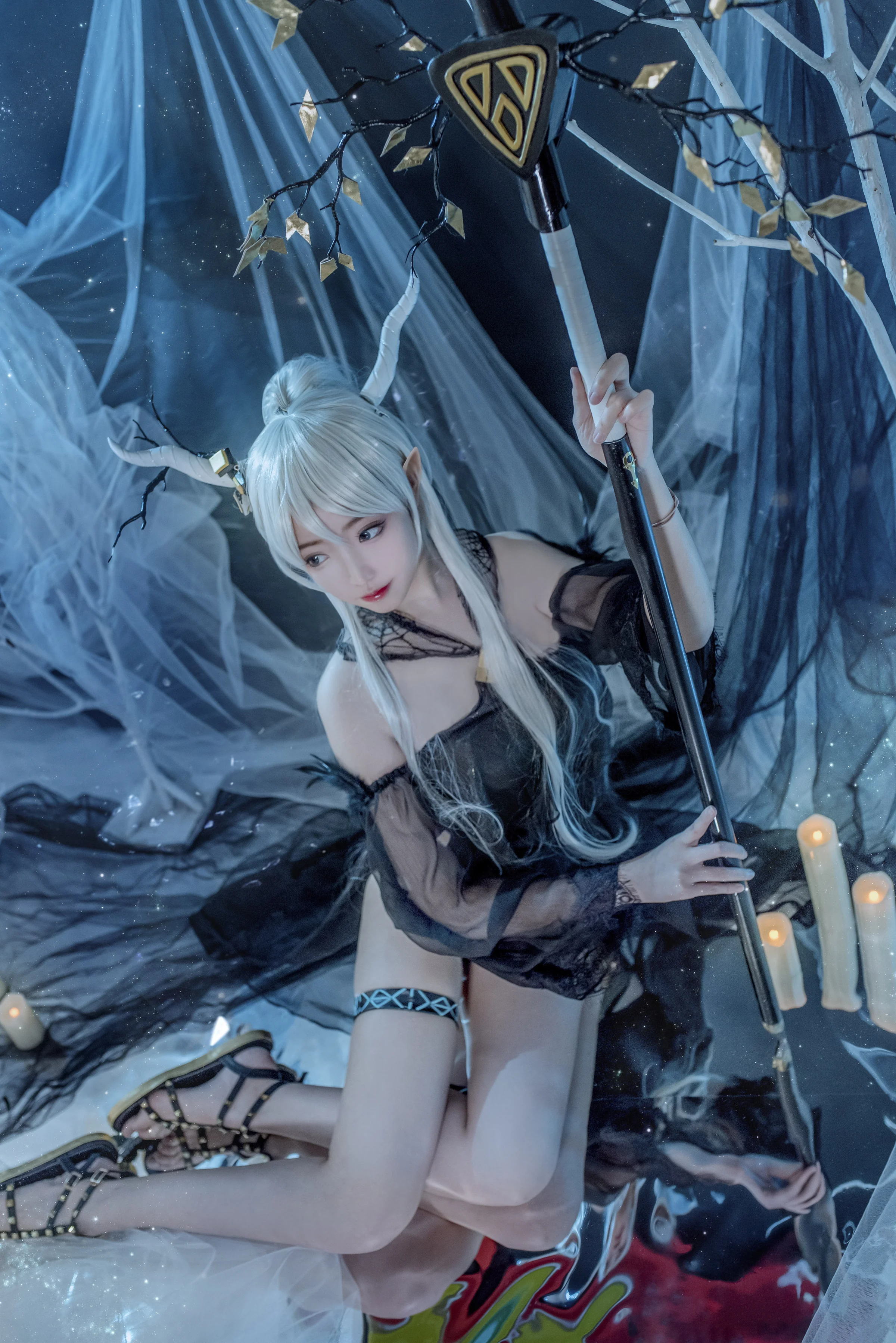 明日方舟 闪灵COS写真