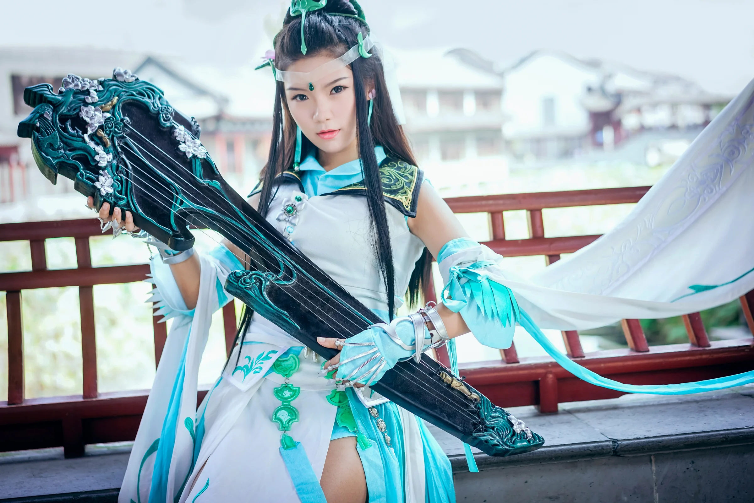 剑网三 长歌门琴娘COS写真