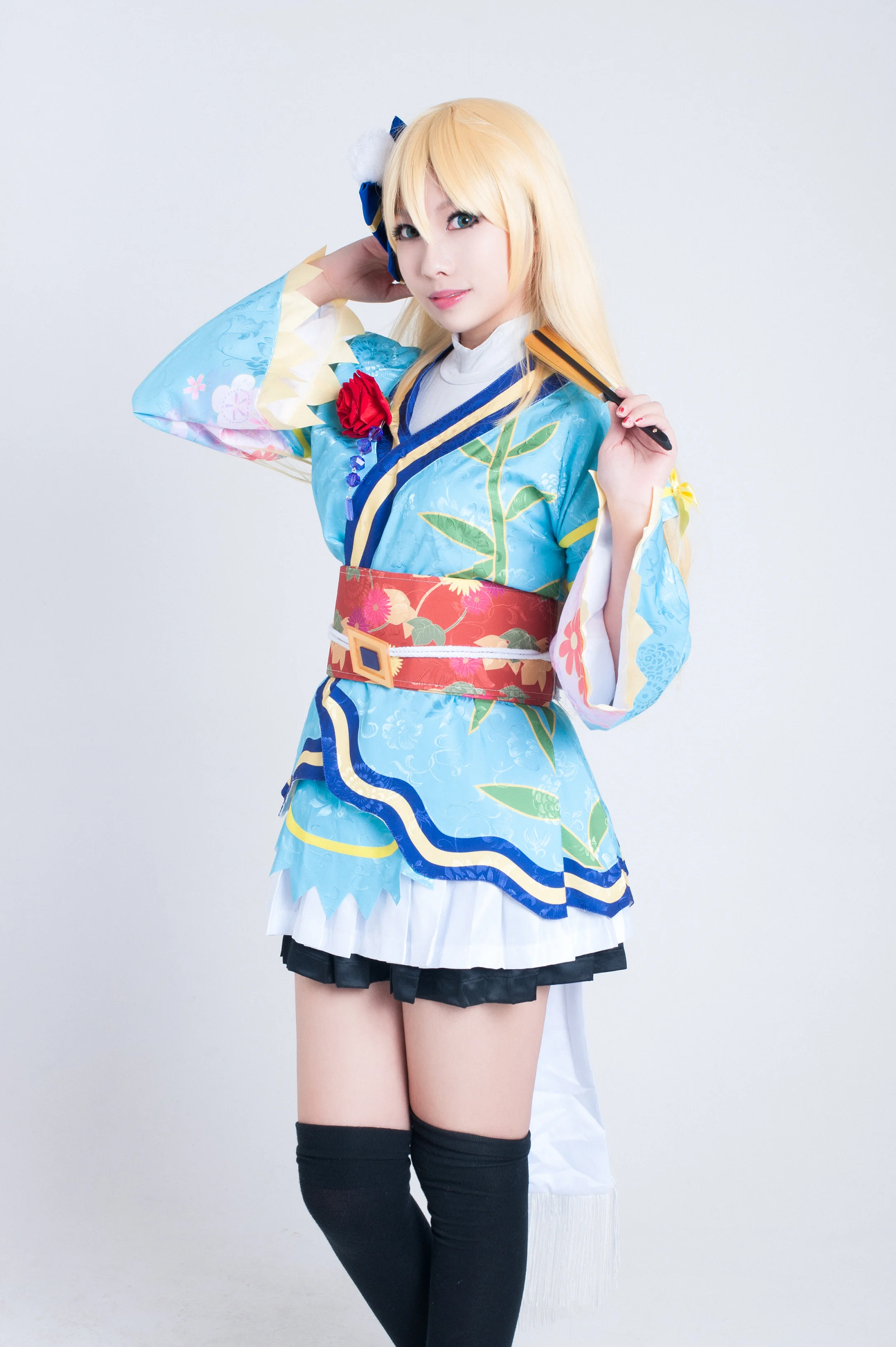 love live绚濑绘里aa打歌服和服COS写真
