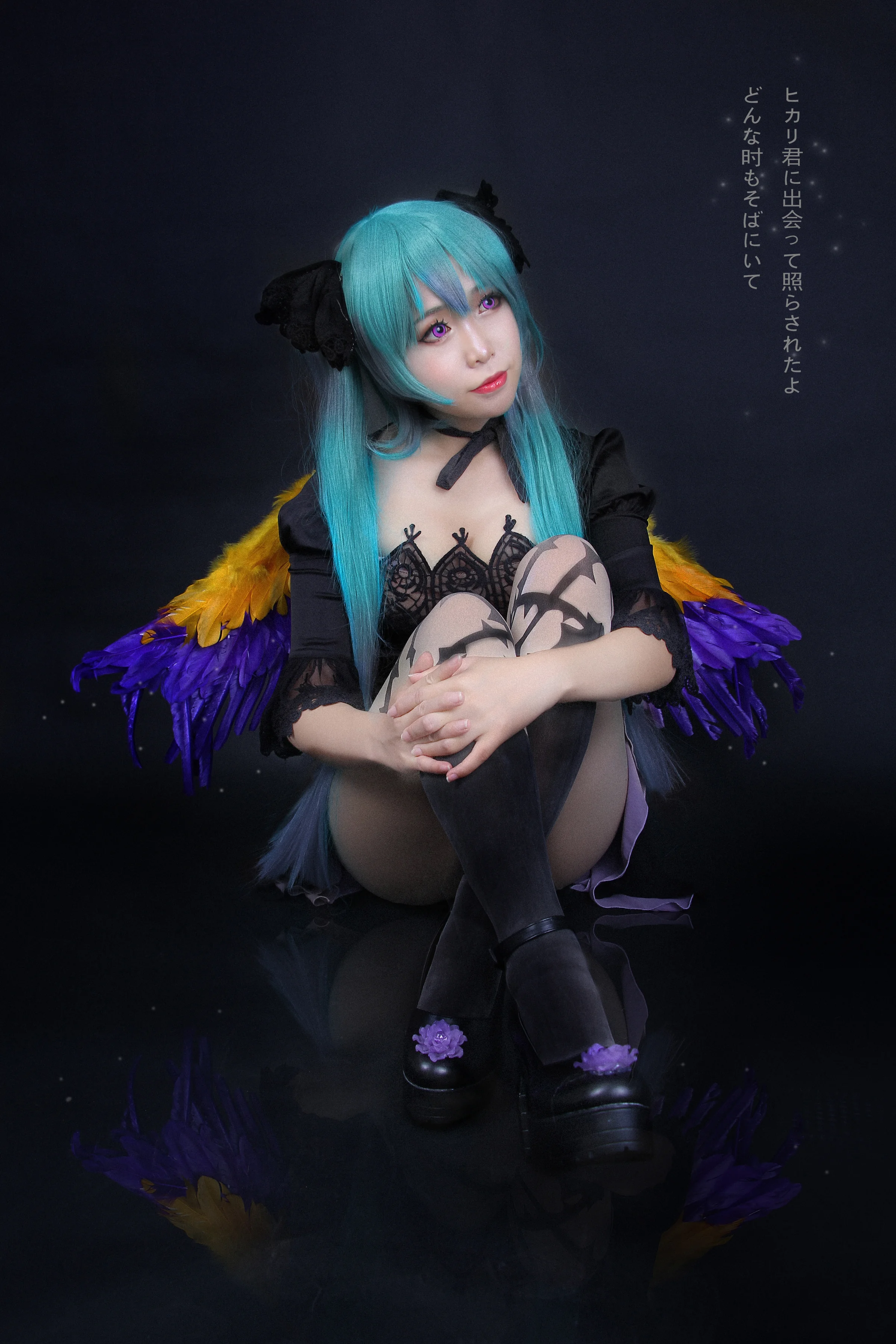 消灭都市手游联动初音未来COS写真
