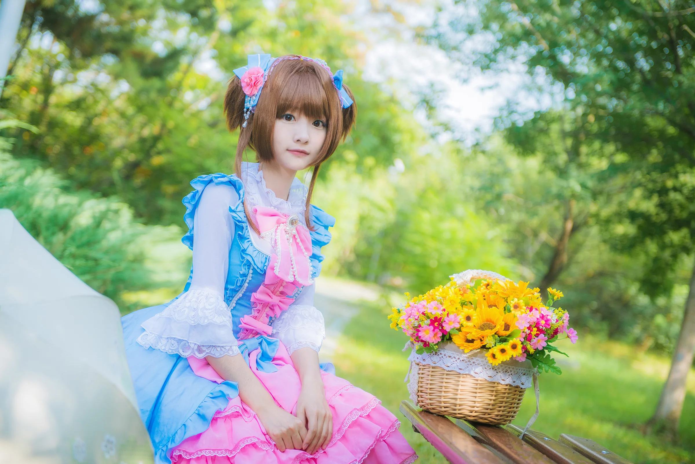 魔卡少女樱 小樱下午茶COS写真