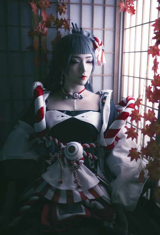 阴阳师手游 鬼女红叶COS写真