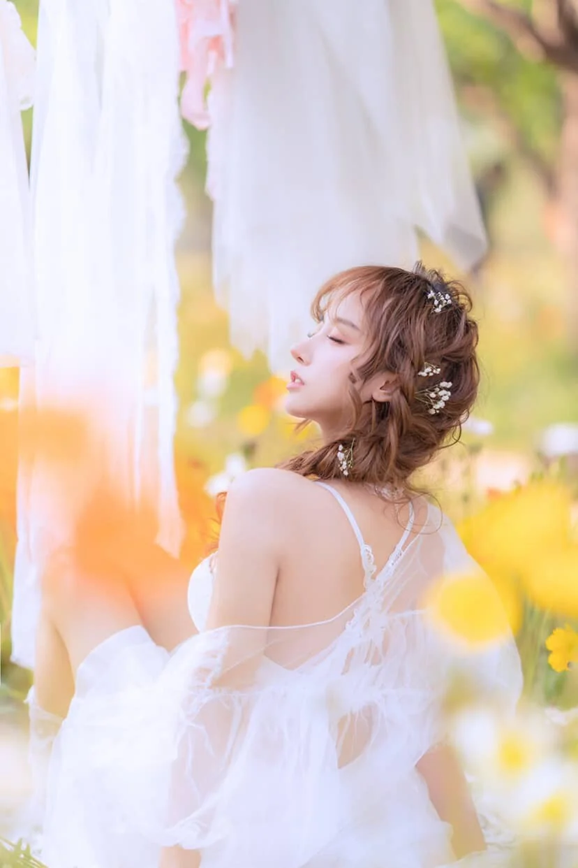 过期米线线喵 夏日限定 晒衣服 [41P]｜高清图片集