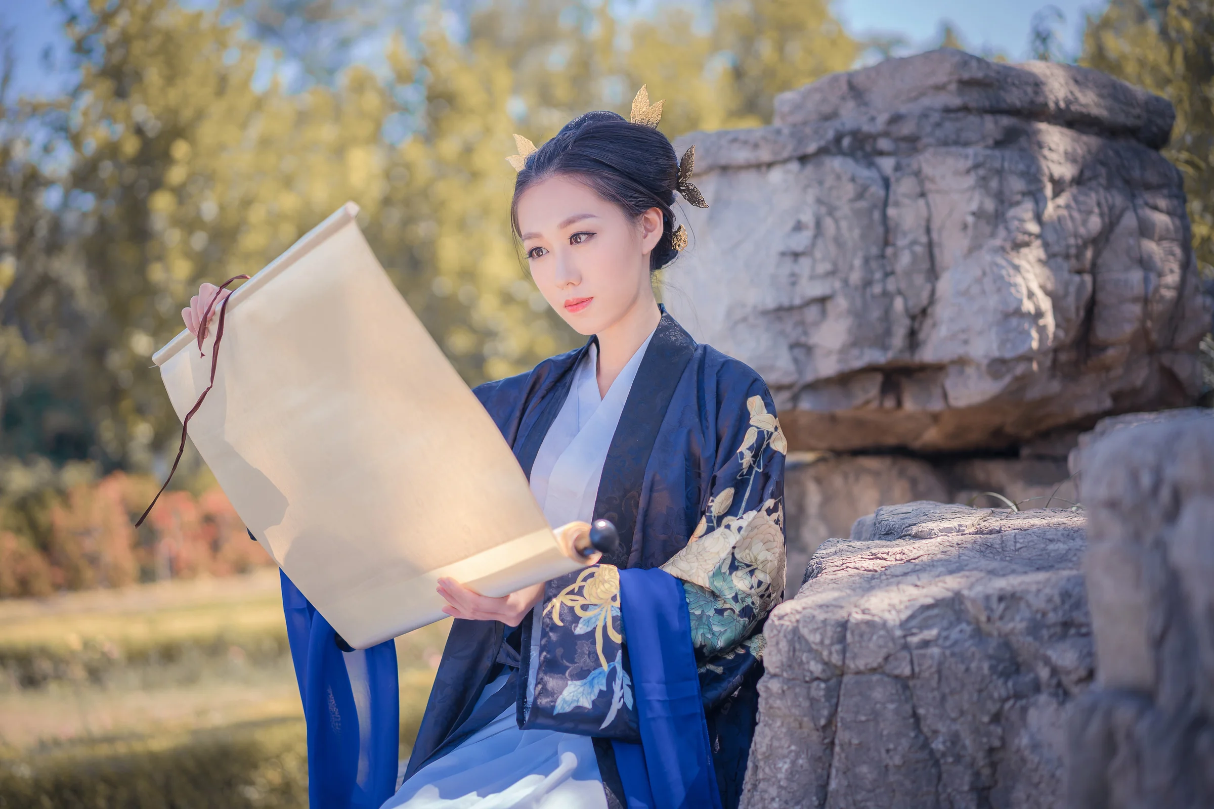 传统节日拟人重阳COS写真