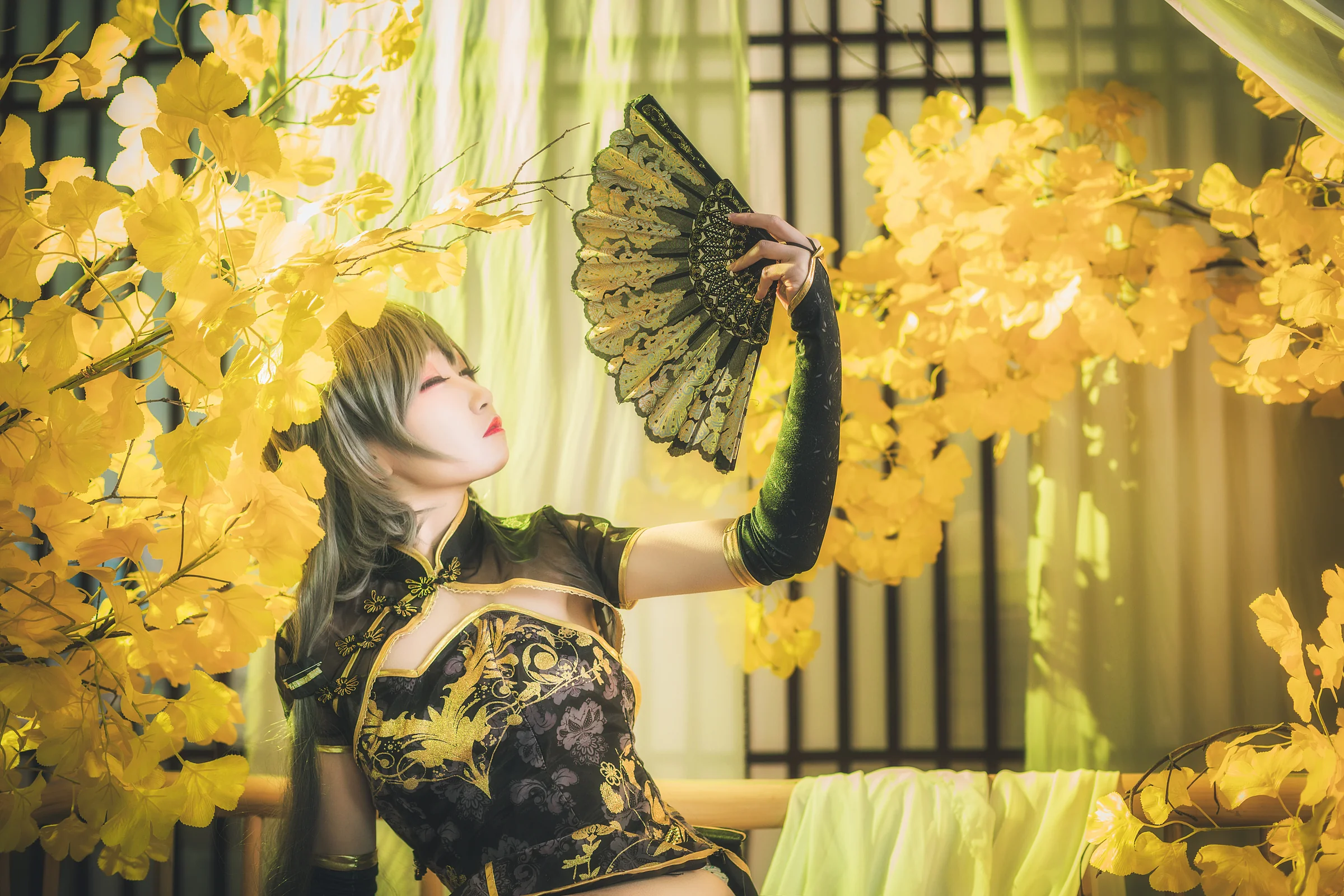V家 金丝雀洛天依 COS写真