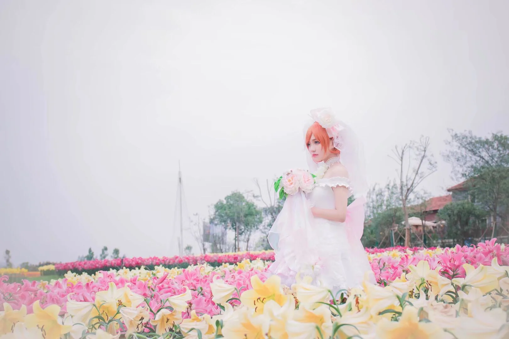 love live！星空凛lwb婚纱COS写真