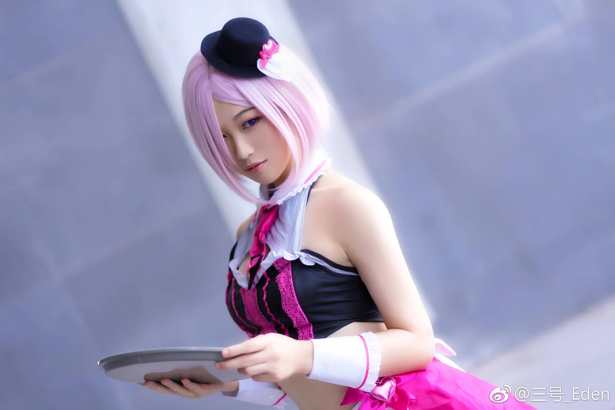 FGO玛修情人节女仆同人COS写真