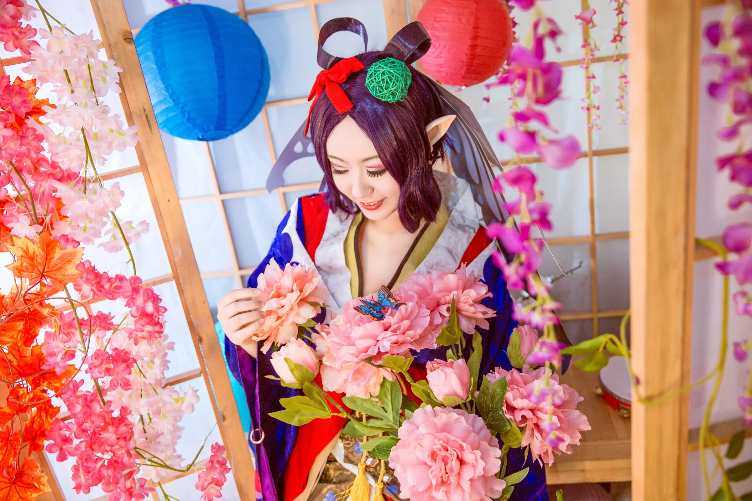 阴阳师蝴蝶精COS写真