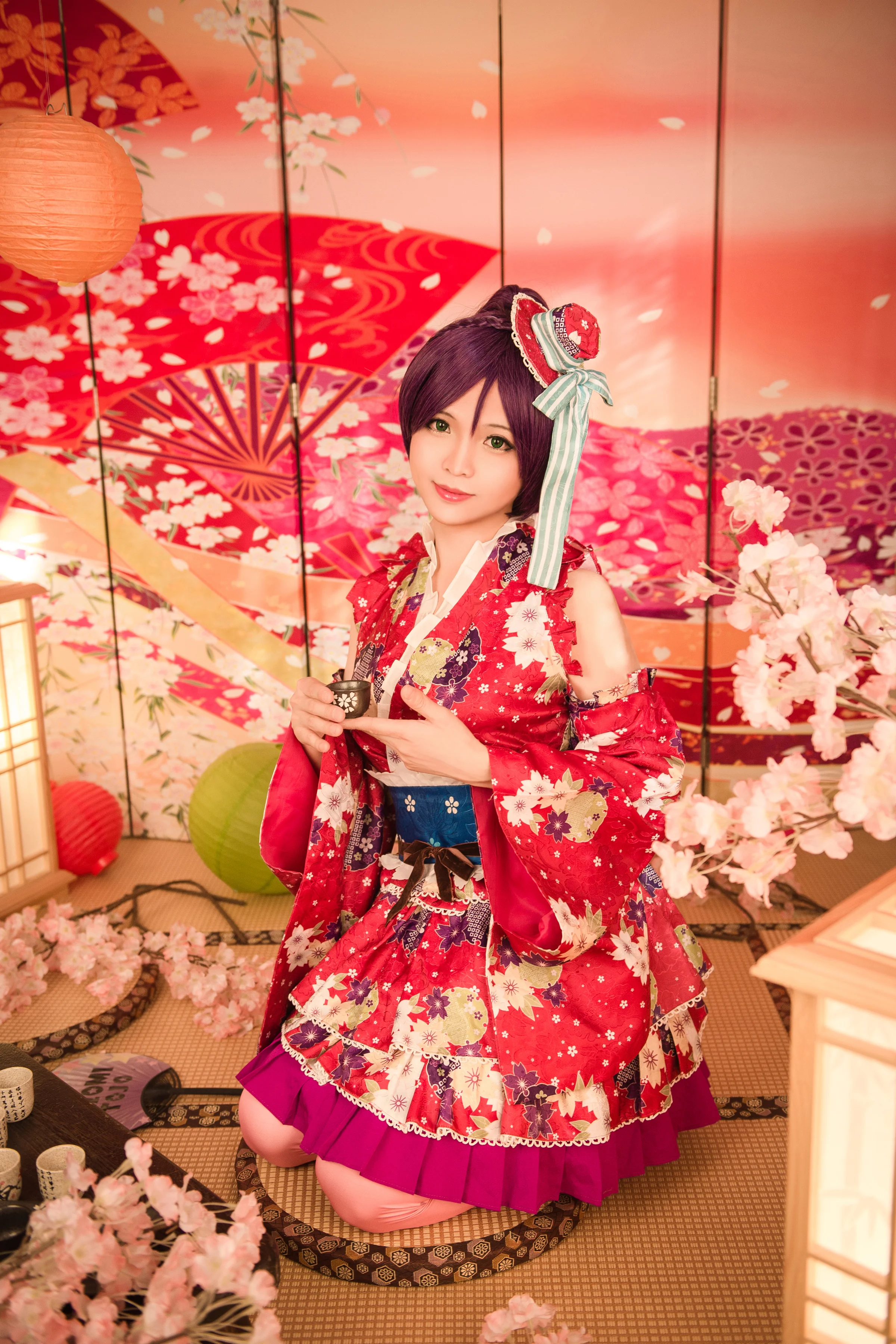 【lovelive！】东条希浴衣觉醒COS写真