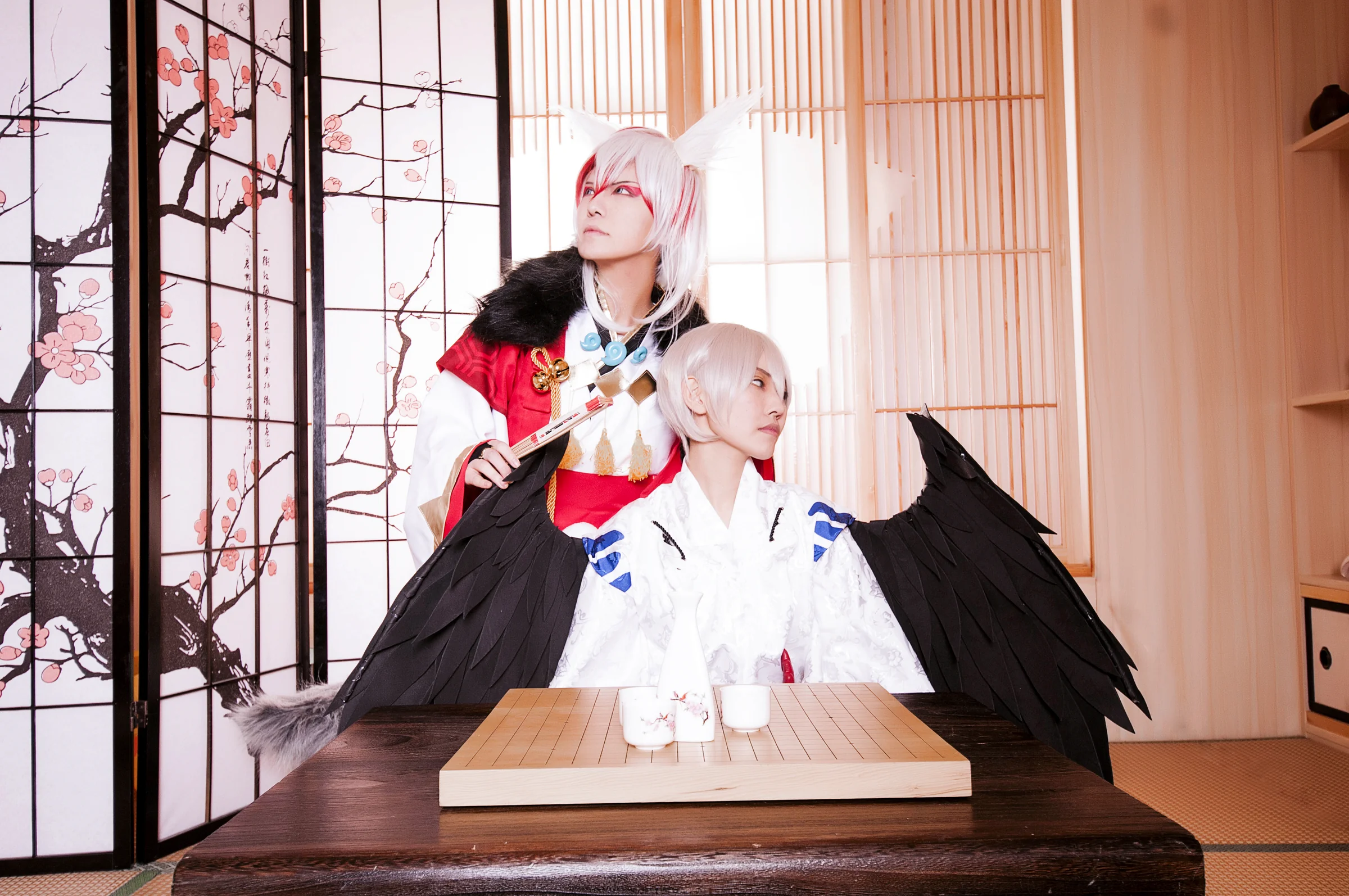 阴阳师手游妖狐x大天狗COS写真