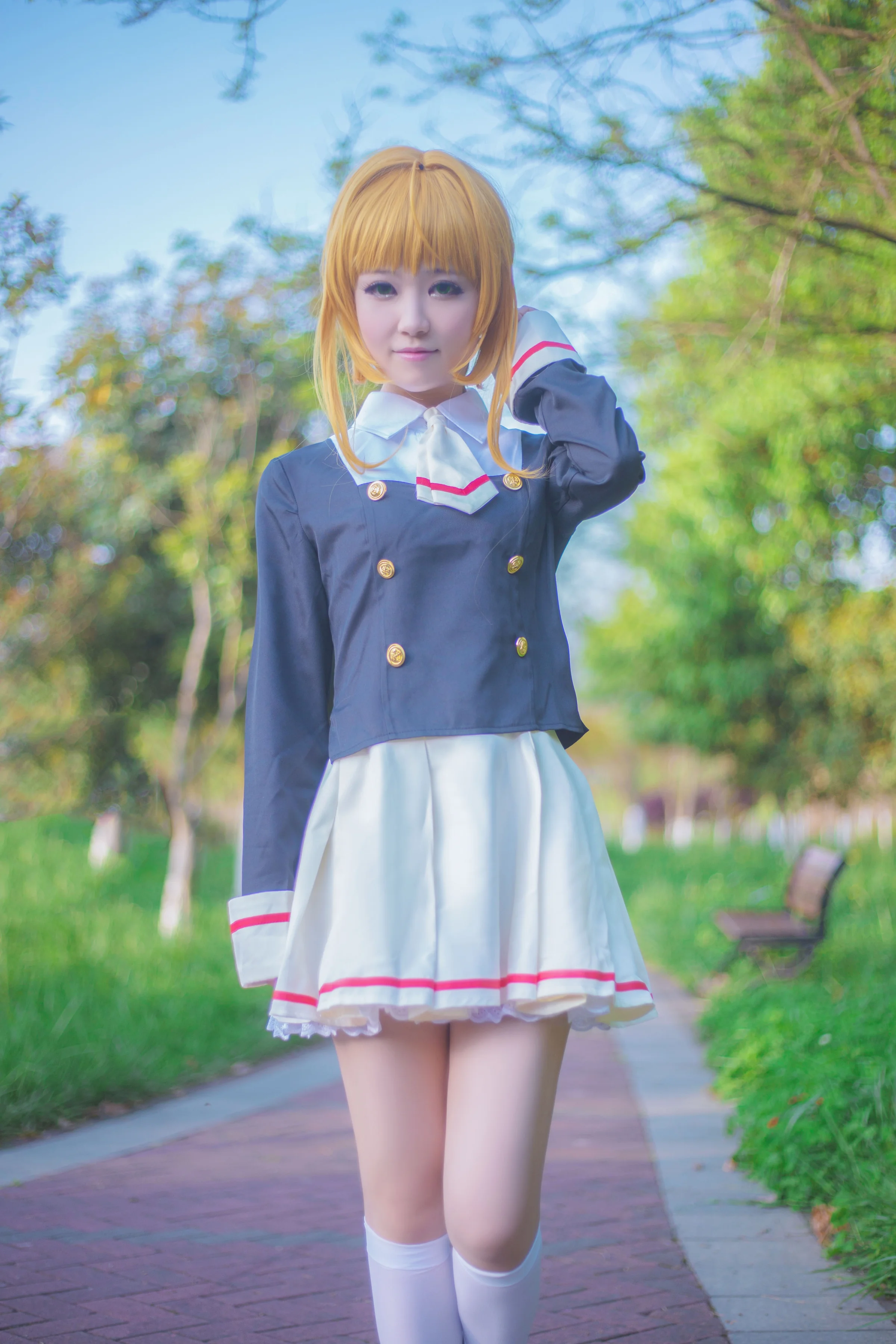 魔卡少女樱校服COS写真