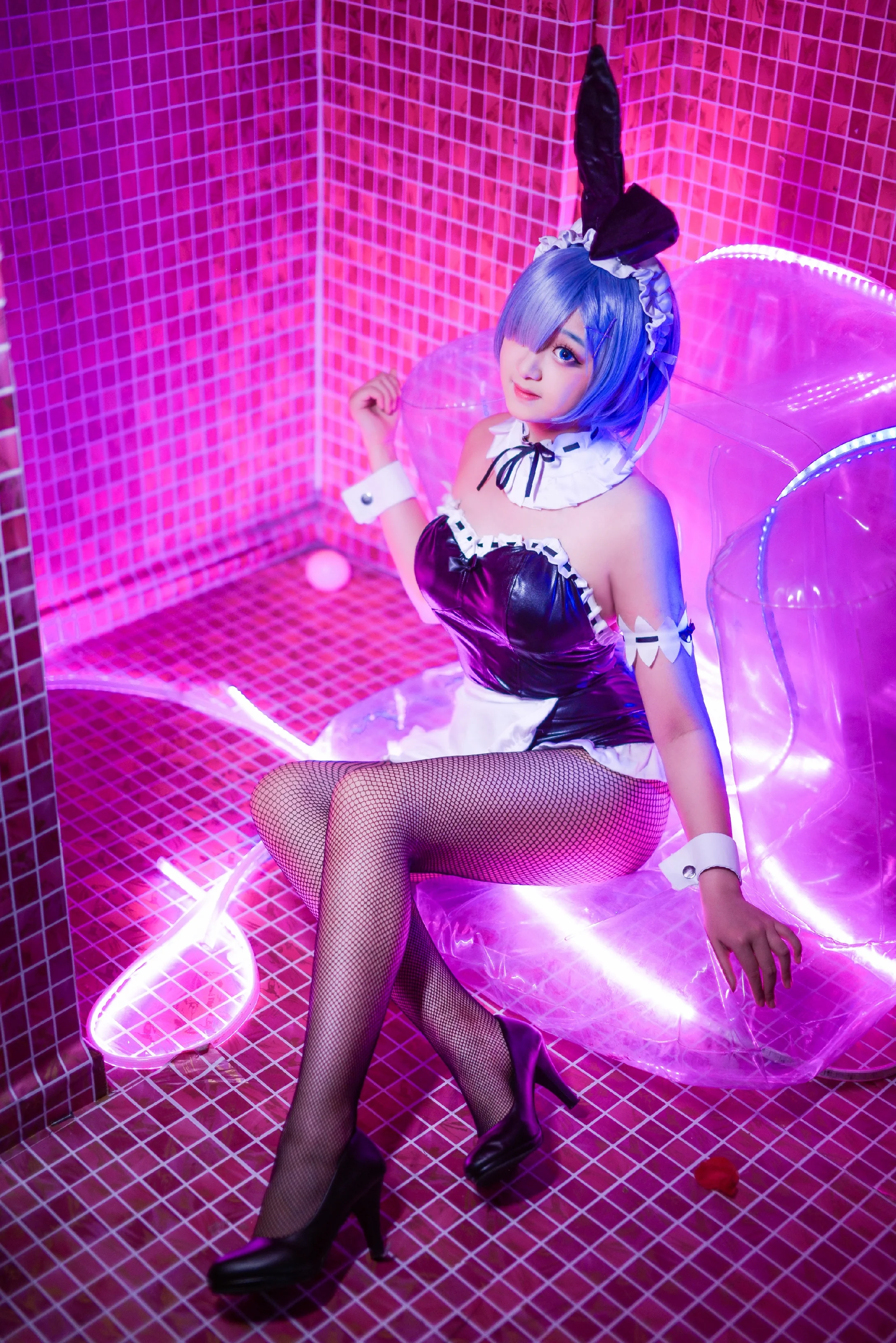 蕾姆兔女郎COS写真