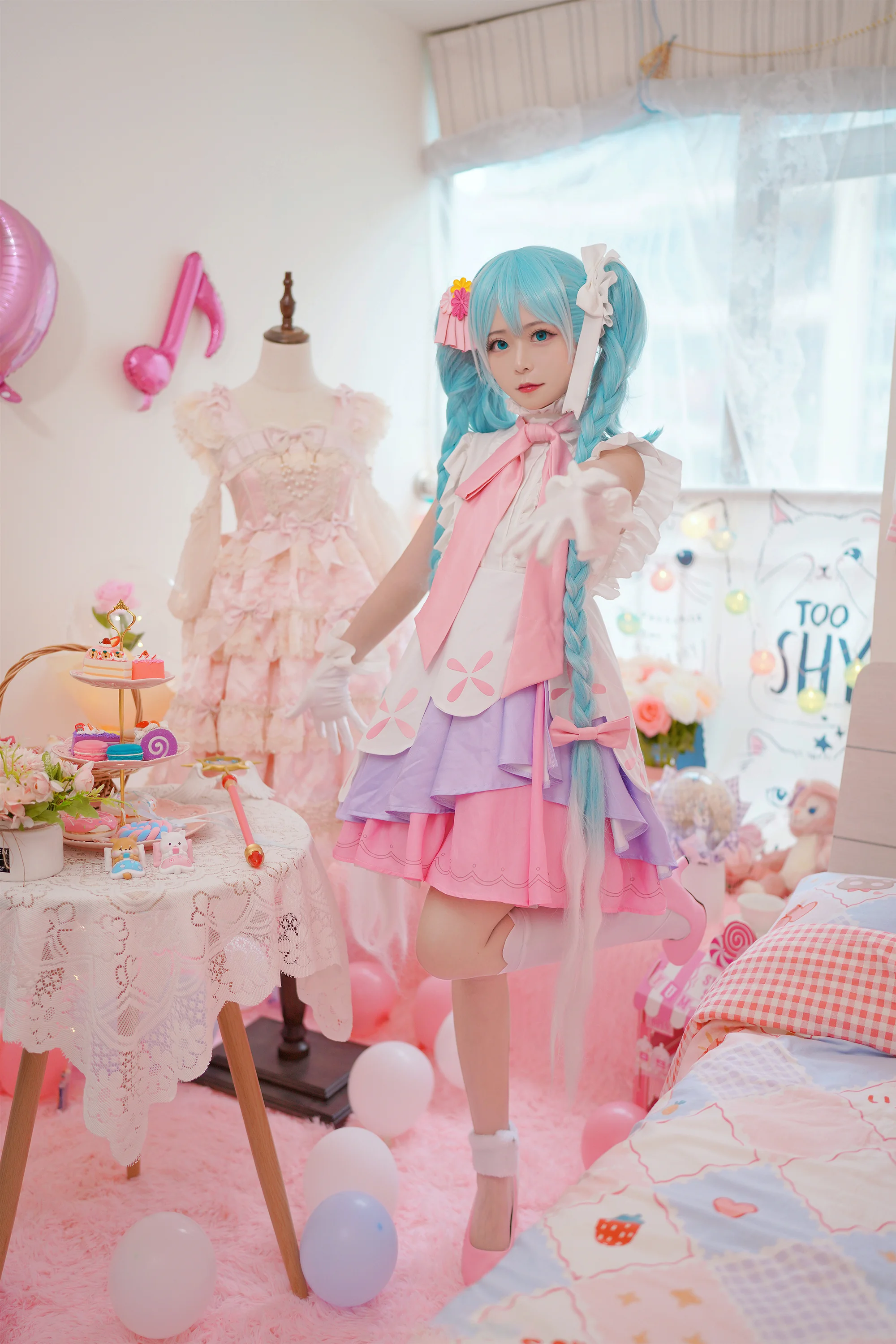 初音未来长发公主 COS写真