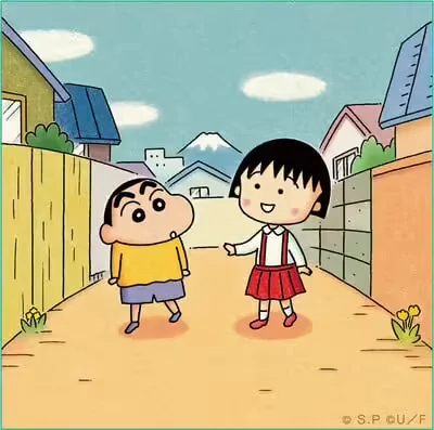 《樱桃小丸子》与《蜡笔小新》将联动推出合作漫画｜高清图片集