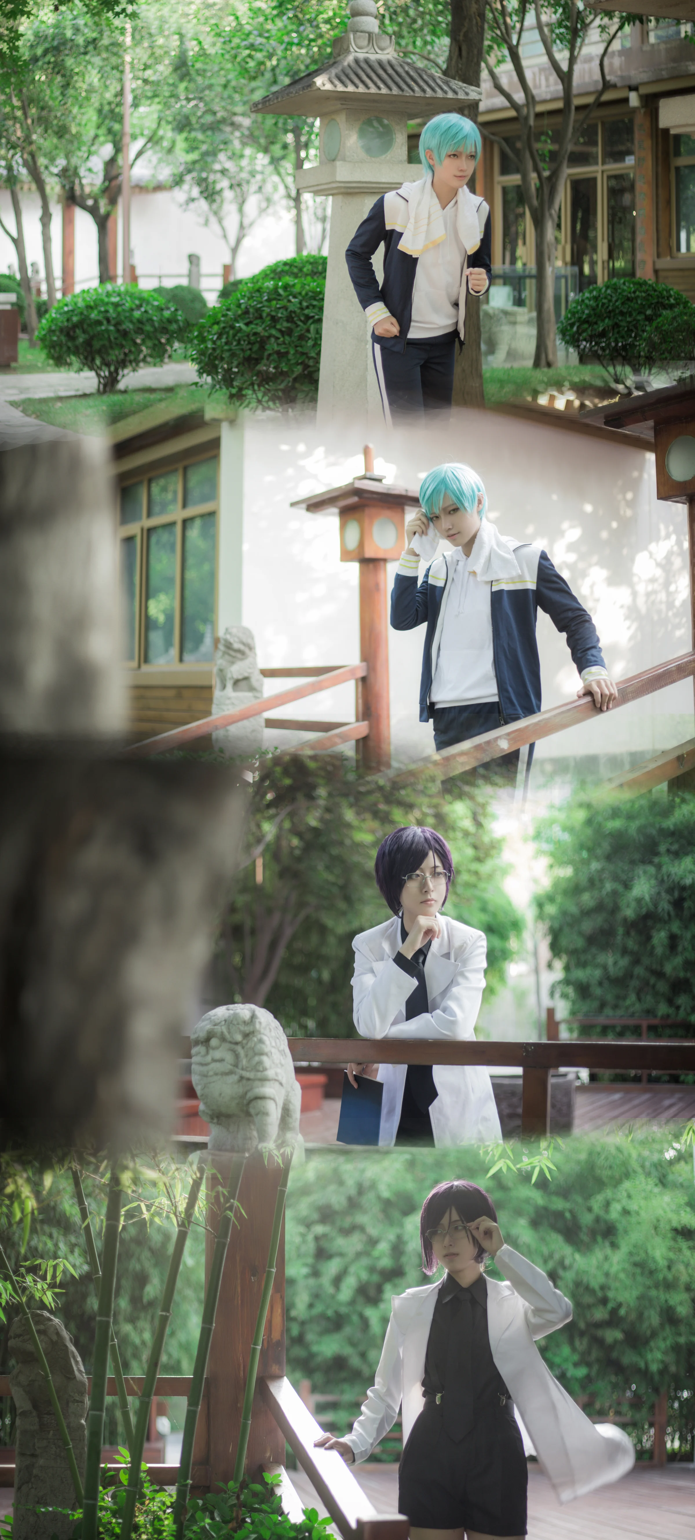 刀剑乱舞 一期一振x药研藤四郎內番COS写真