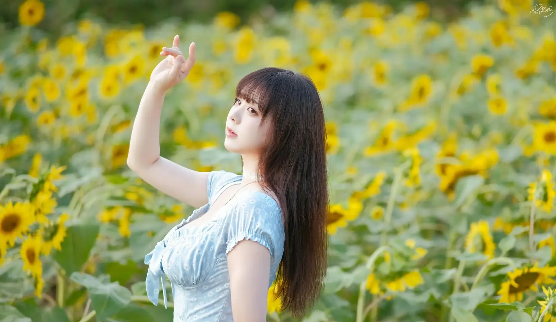 皮皮奶 – 彼女向日葵｜高清图片集