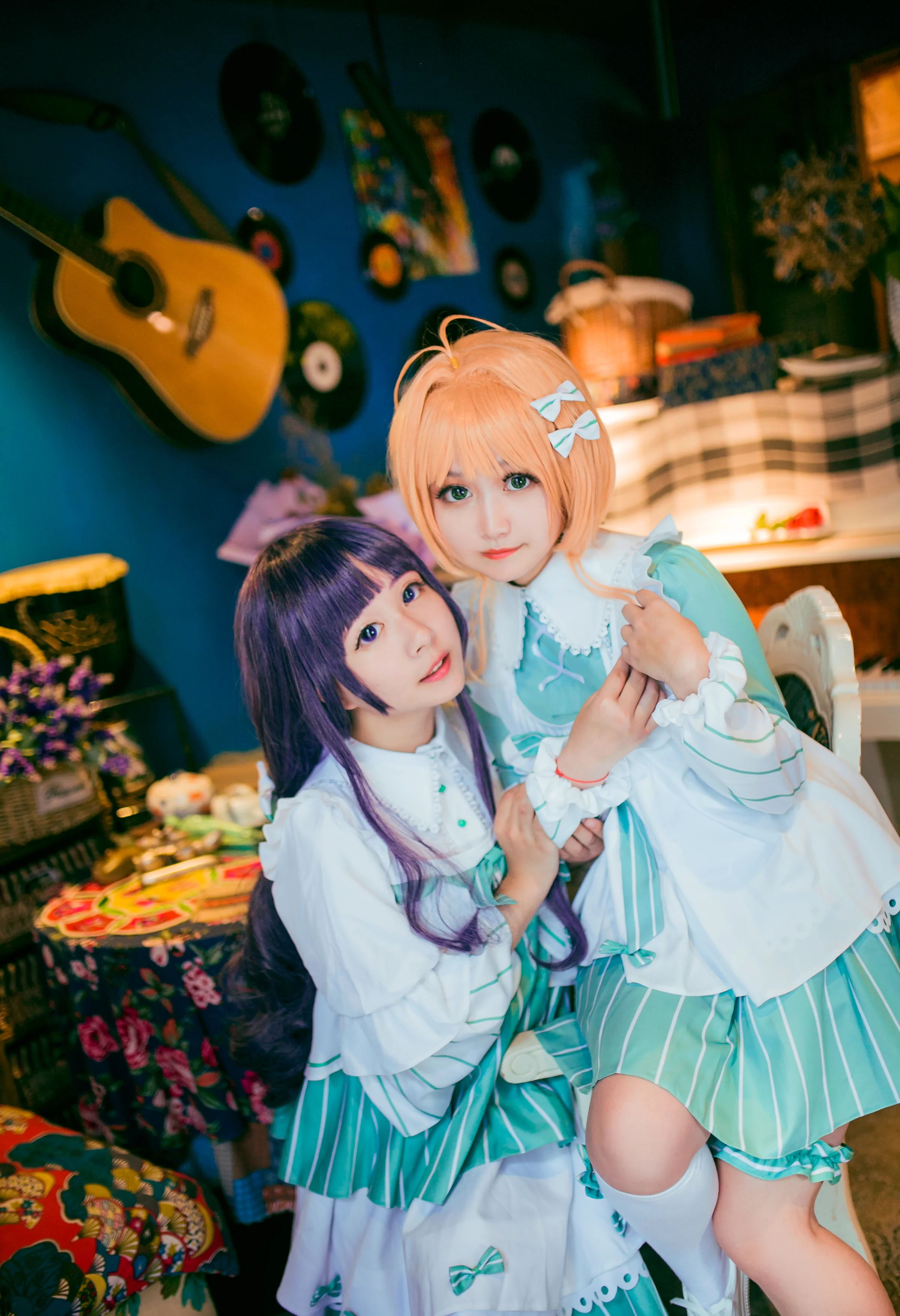 魔卡少女樱 抹茶白曲奇同人COS写真
