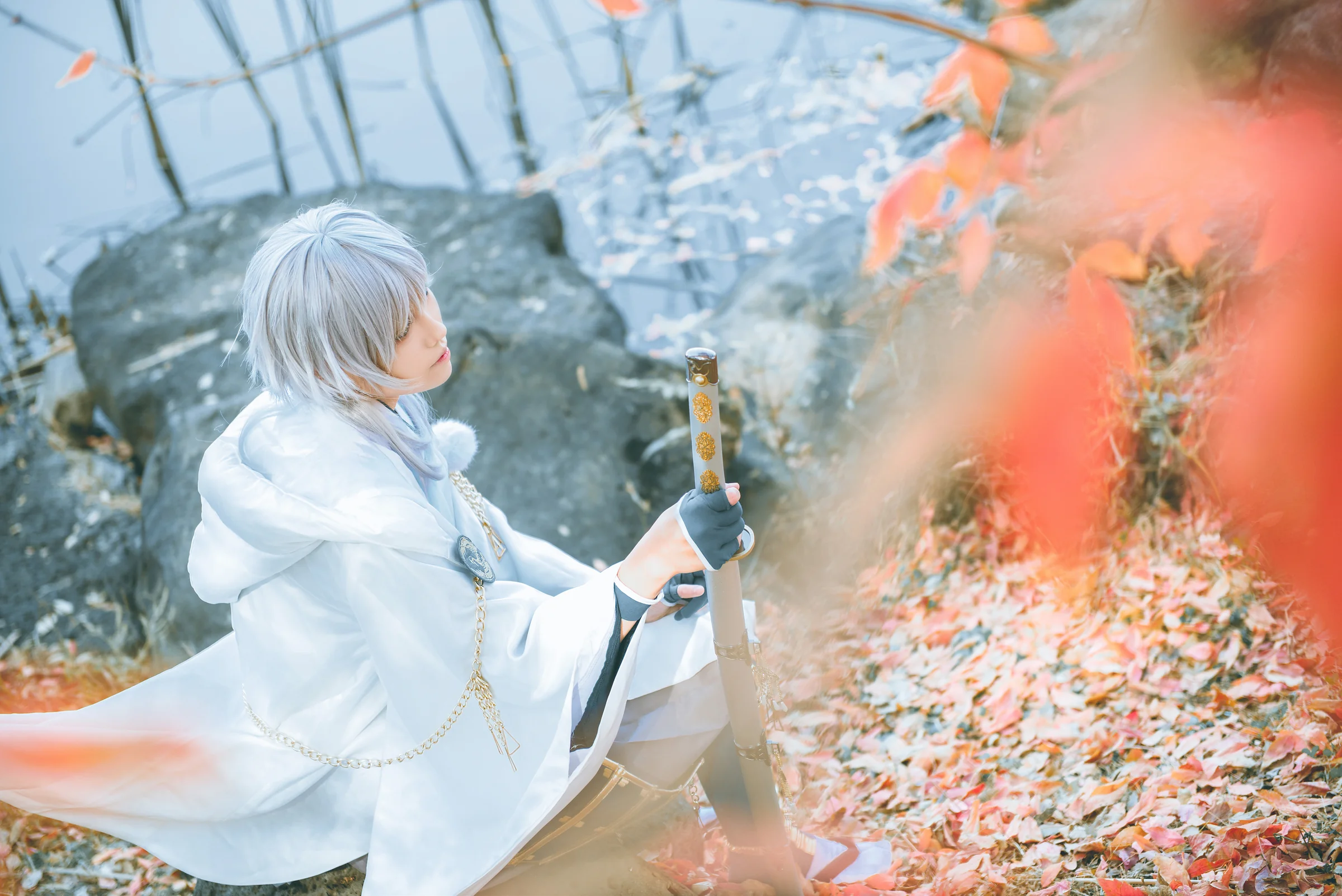 刀剑乱舞 秋日之鹤COS写真