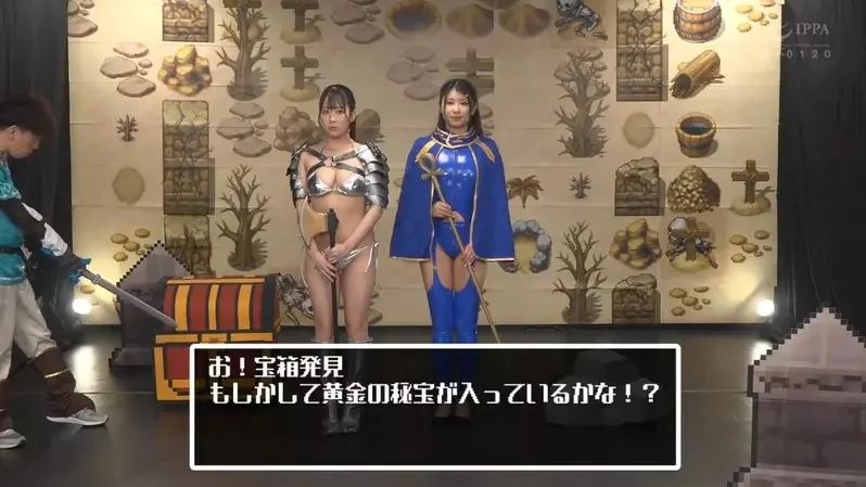 網友分享《女戰士被寶箱怪吃掉啦》趣味圖片，還以為是什麼惡搞的COS写真，結果真相是一支正義的片片？！