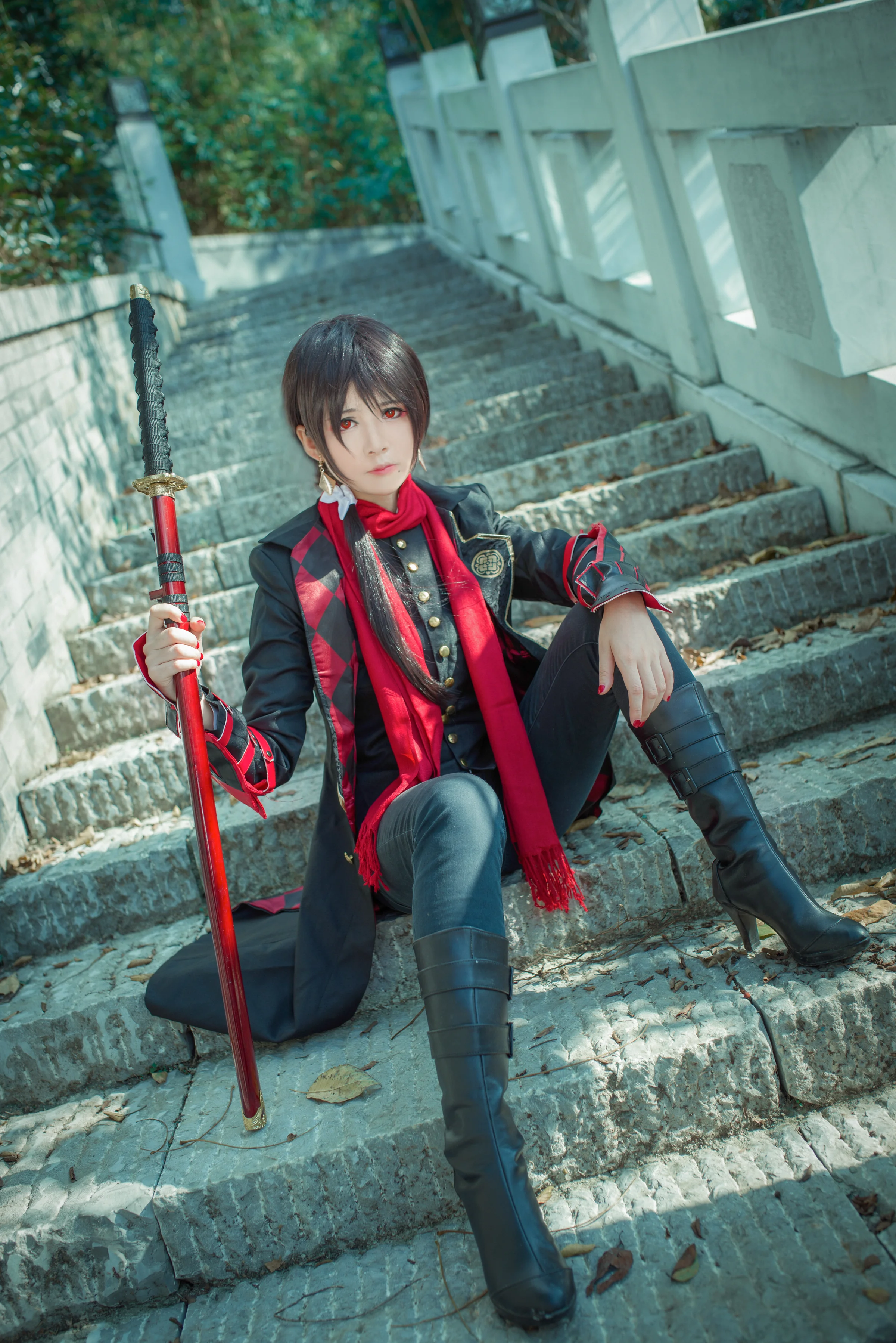 刀剑乱舞加州清光COS写真