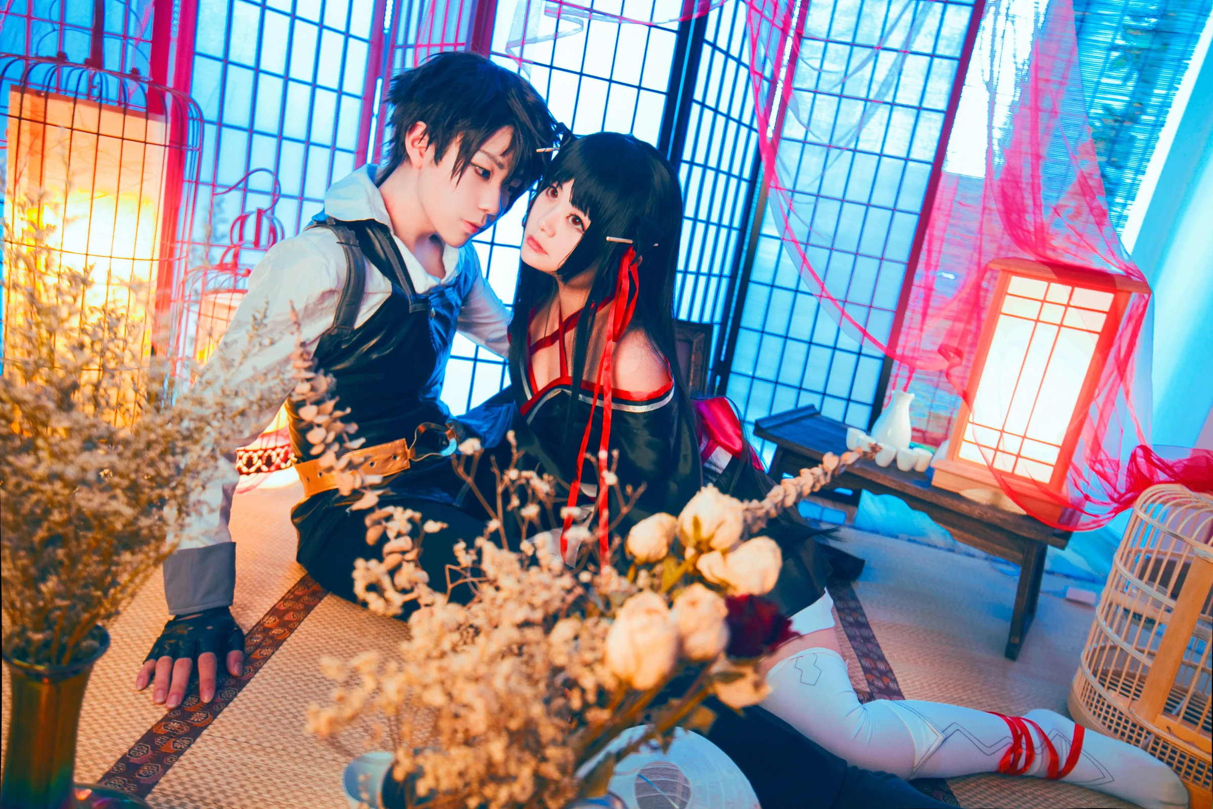 技巧少女不会受伤 夜夜COS写真，我会一直陪你，直到世界尽头