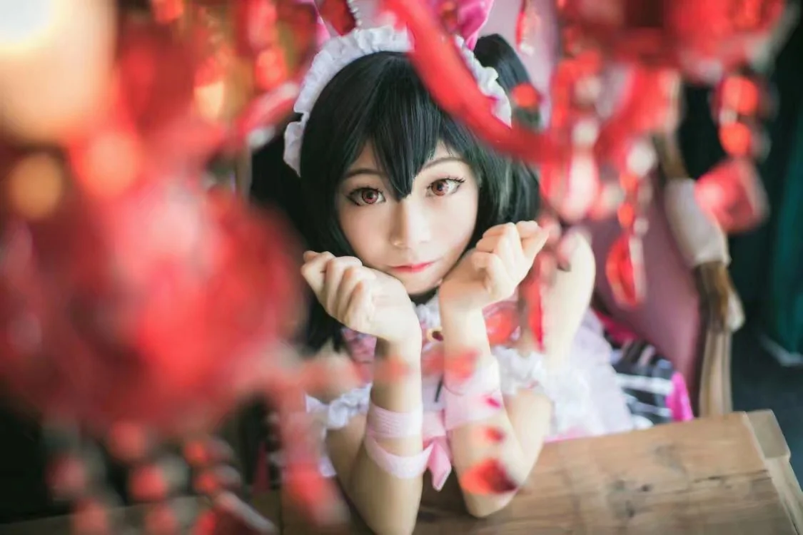 lovelive妮可情人节女仆COS写真