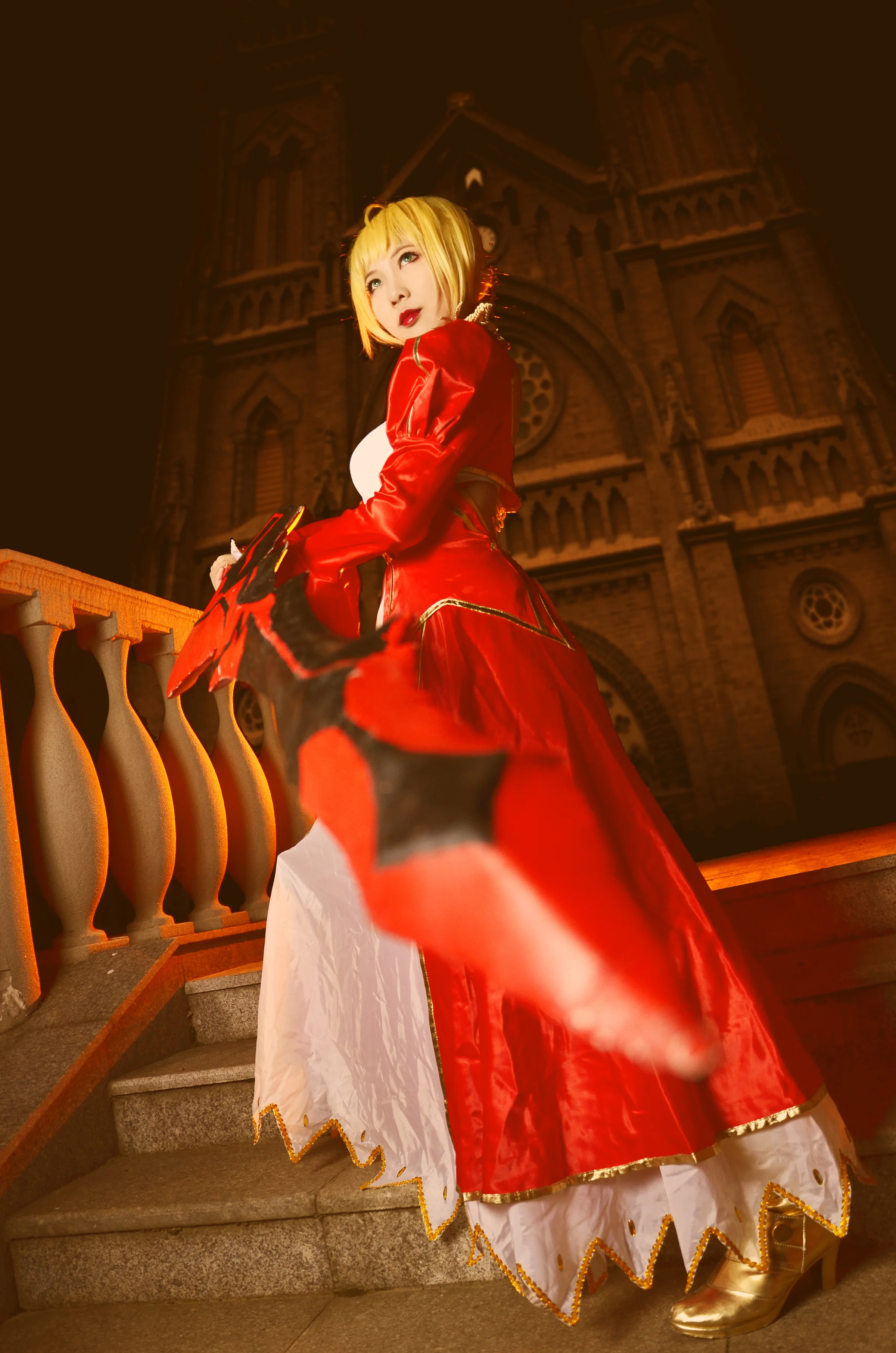 《fate/grand order》尼禄克劳狄乌斯COS写真