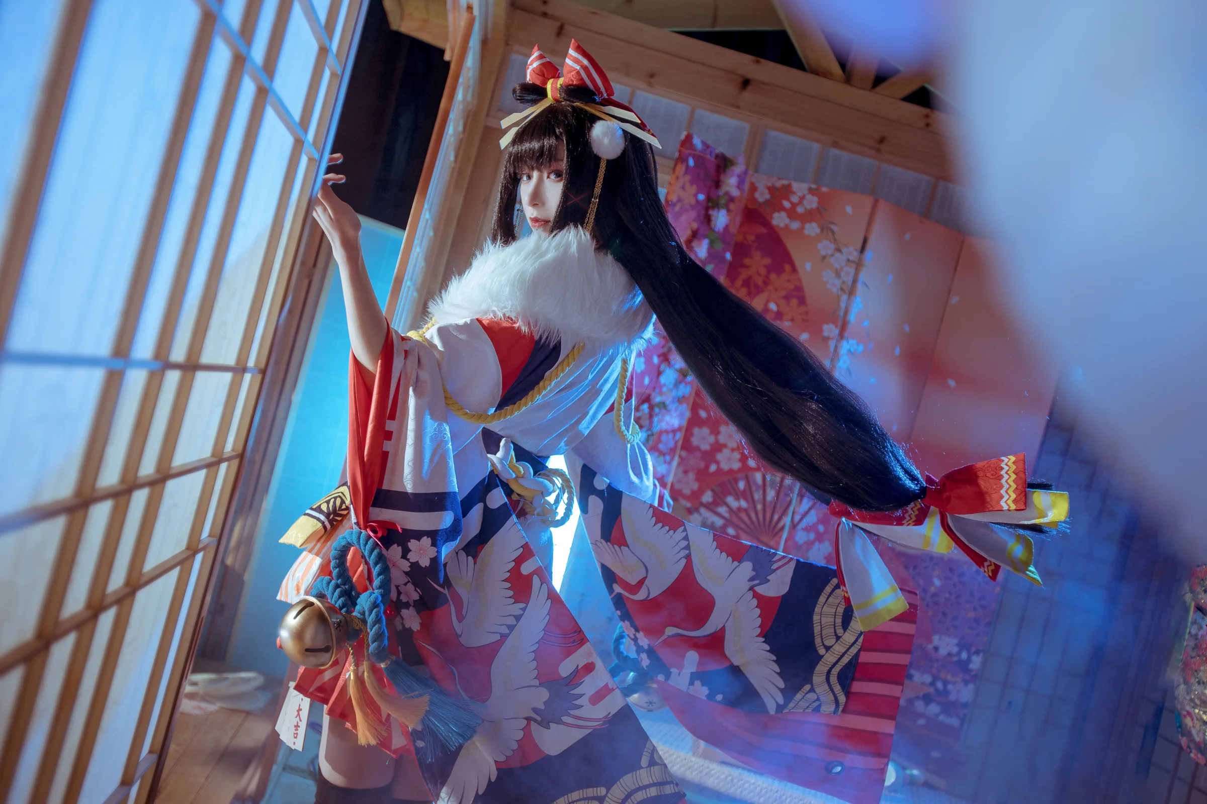 阴阳师 雪女COS写真