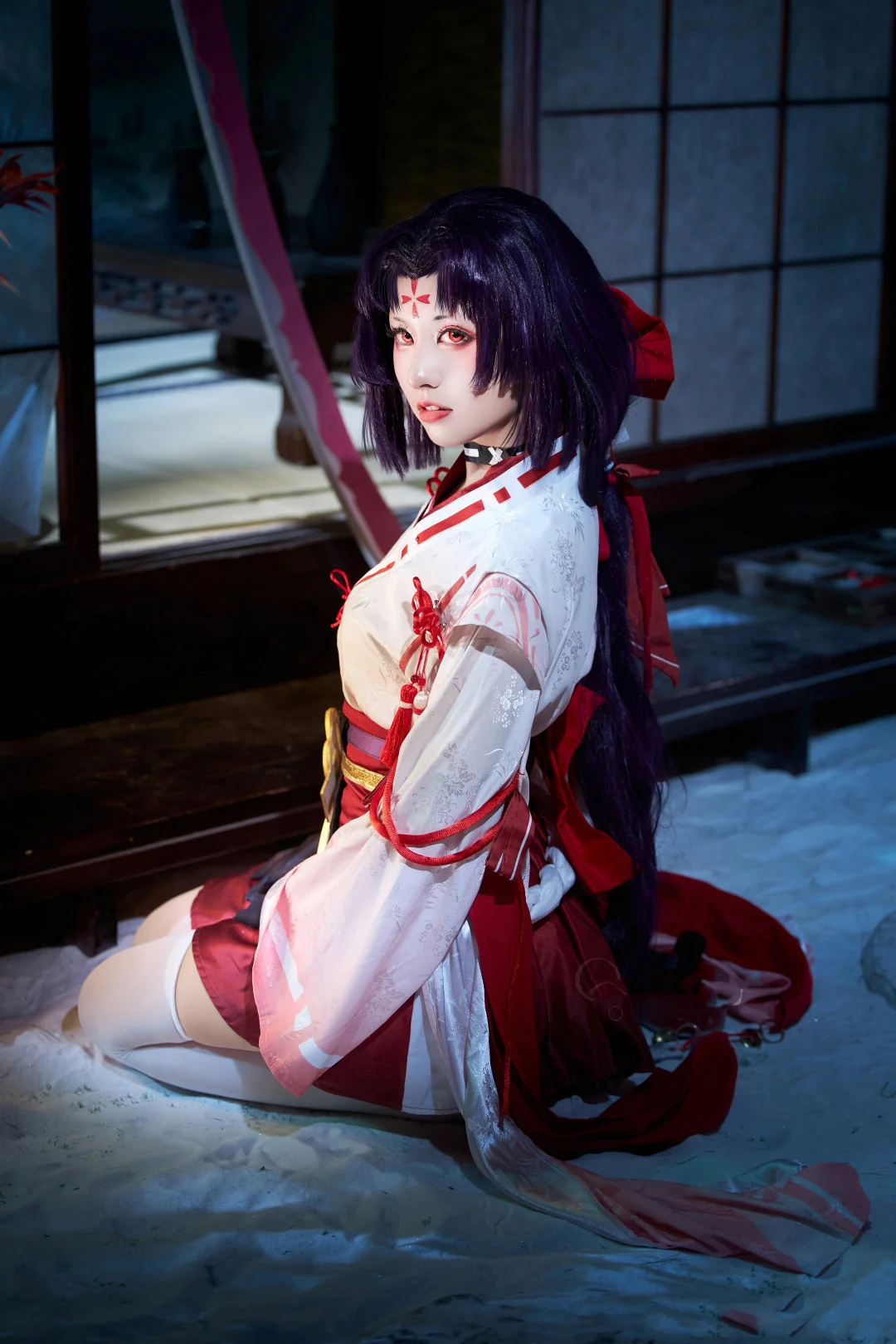 《阴阳师》妖刀姬COS写真
