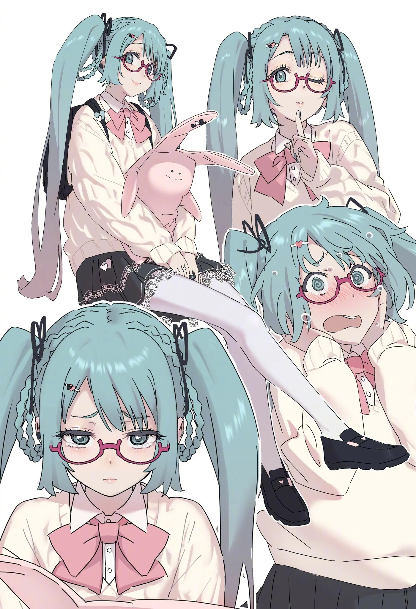 美图 | 画师mosh (twi:mosh_mallow) 笔下的初音未来​​​​作品｜高清图片集