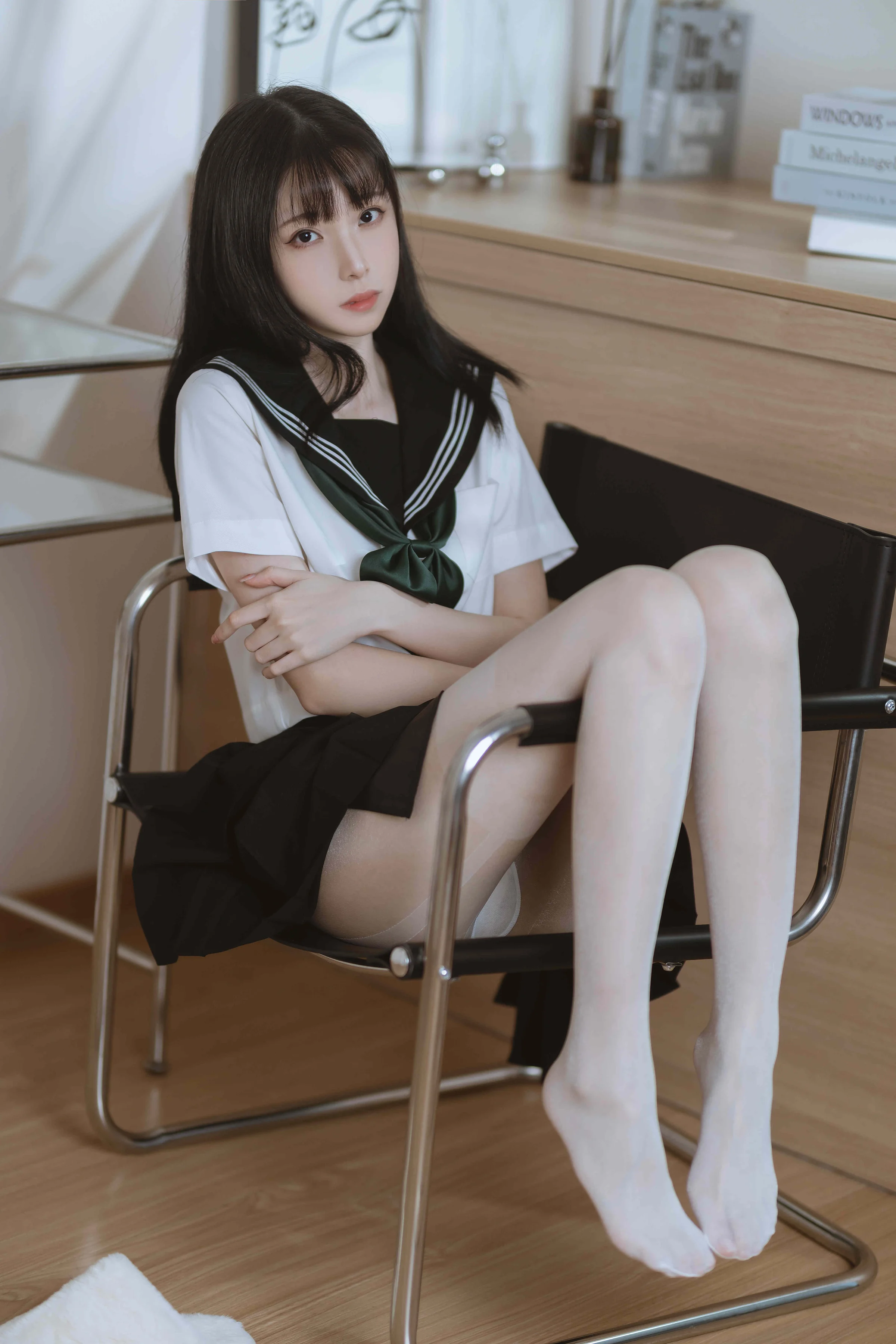 许岚LAN – 白丝水手服 [40P]｜高清图片集