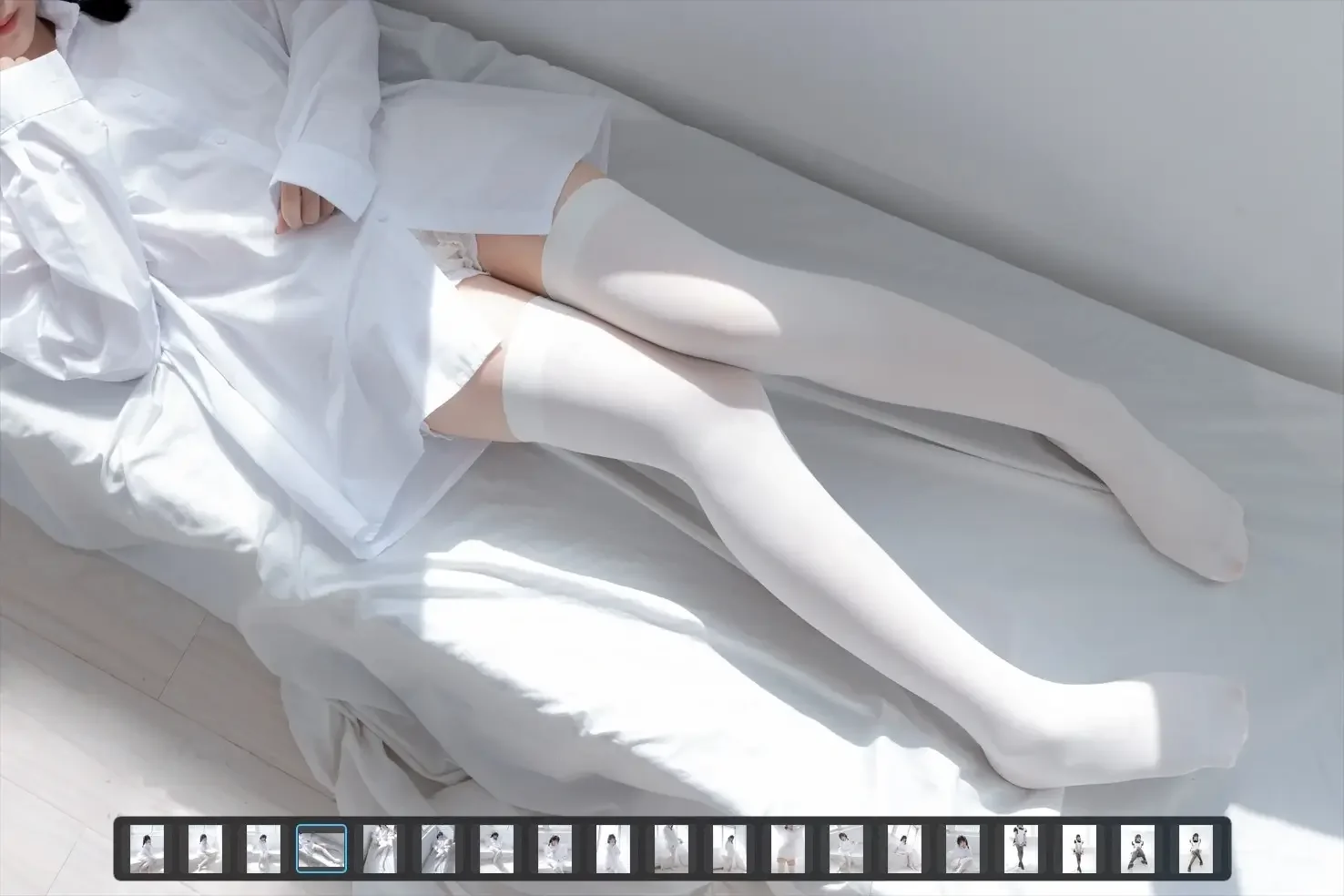 少女秩序 – EXVOL.07 猫猫 双马尾白丝衬衣+黑丝女仆 [29P-147MB]｜高清图片集