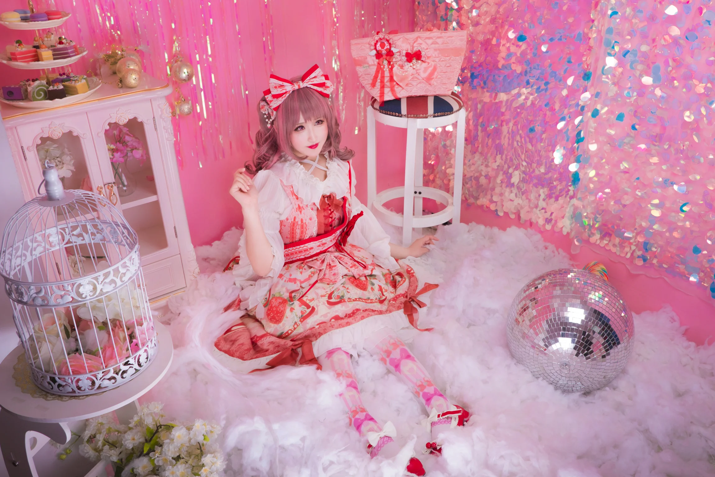 lolita装扮正片 草莓天使jsk｜高清图片集