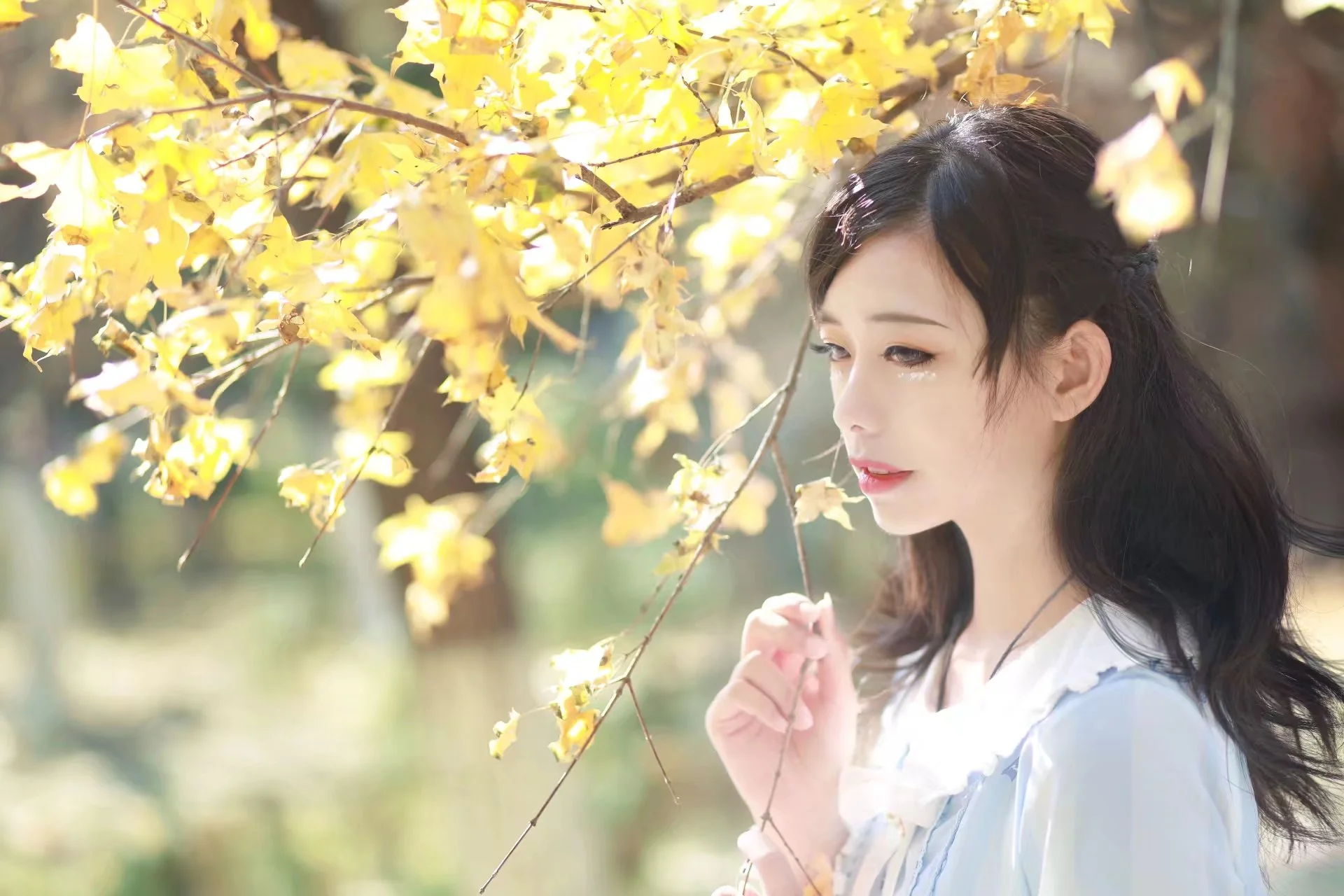 lolita私影 银杏叶get｜高清图片集