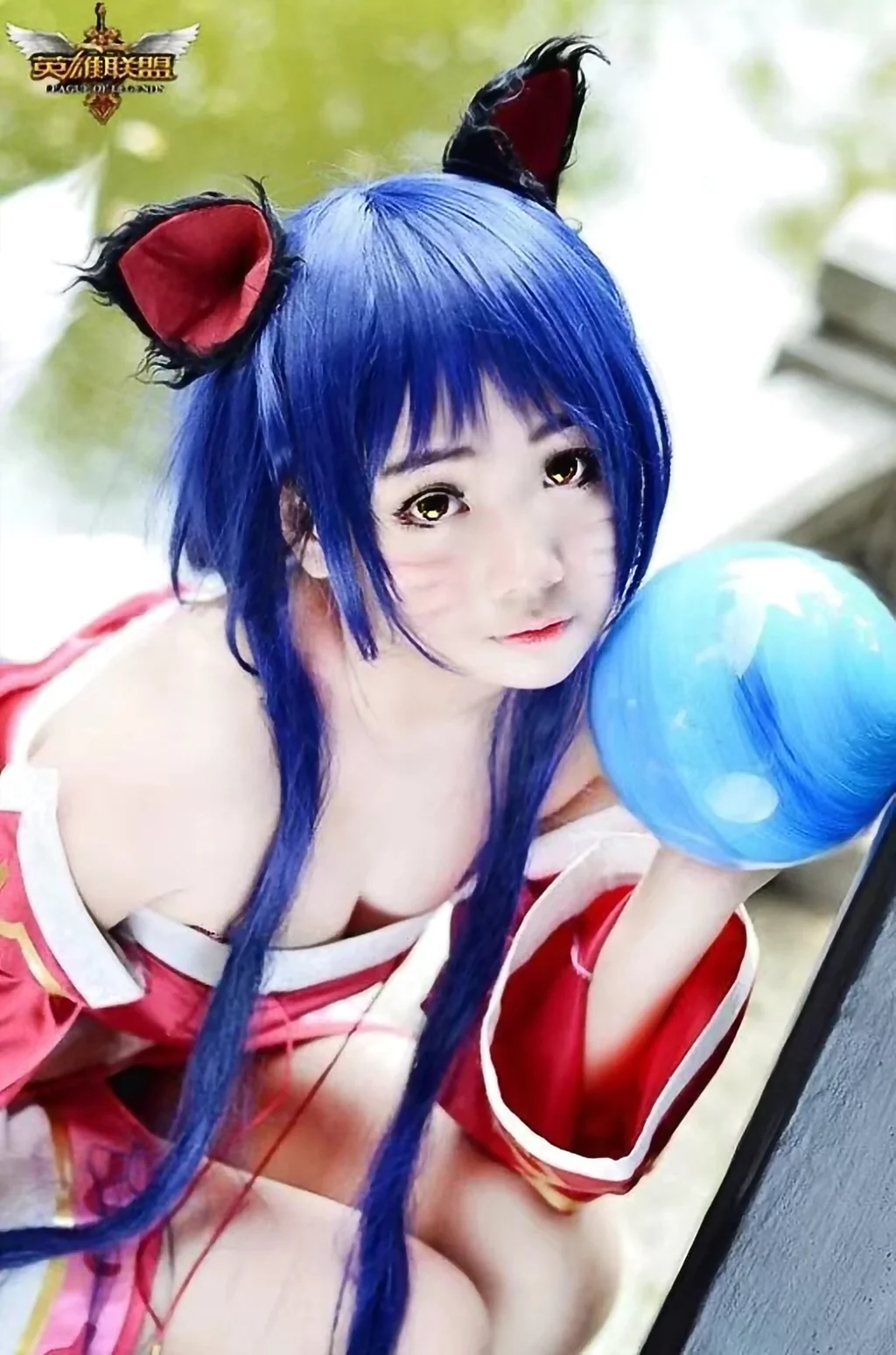 英雄联盟九尾妖狐阿狸COS写真