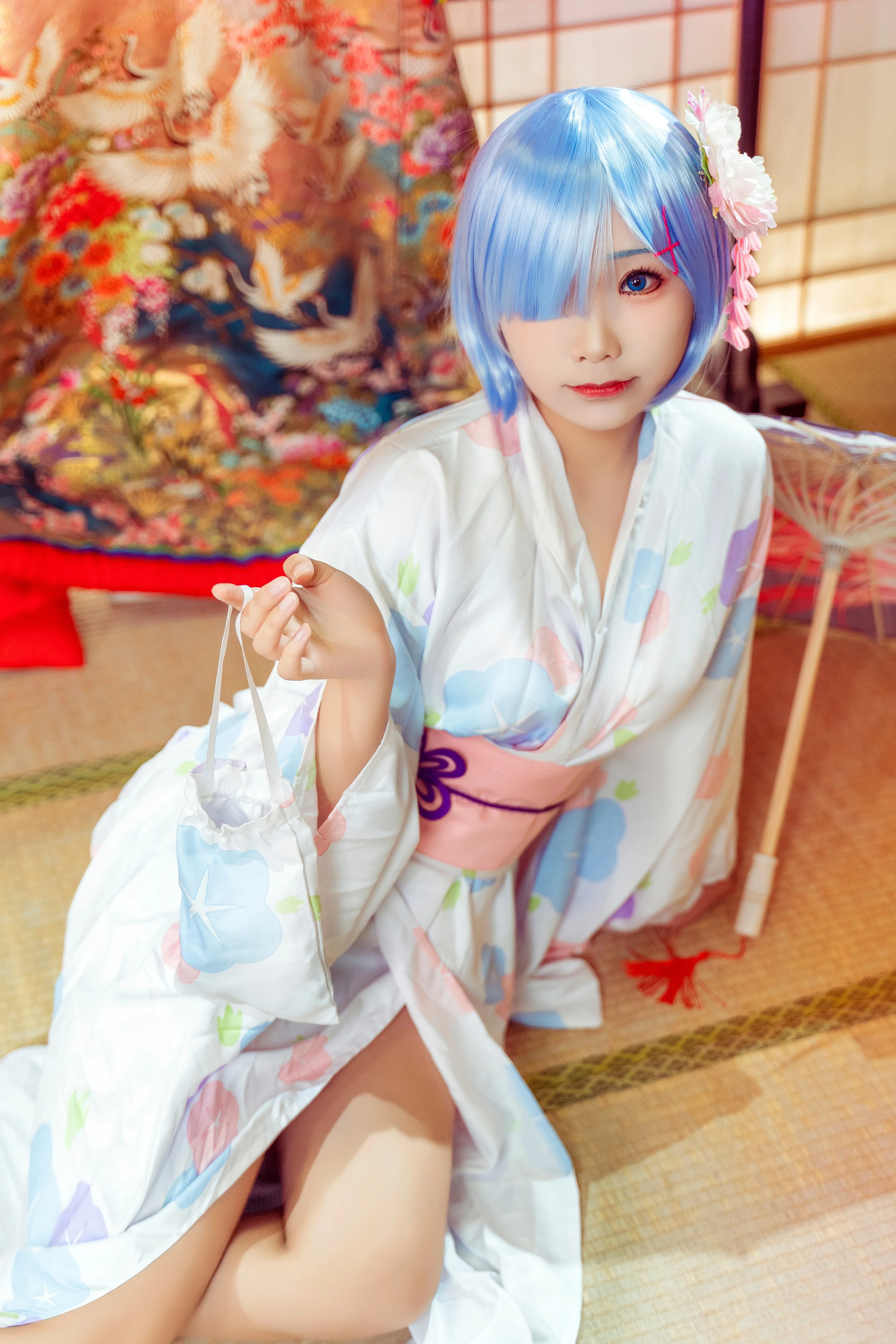 《从零开始的异世界》蕾姆浴衣COS写真