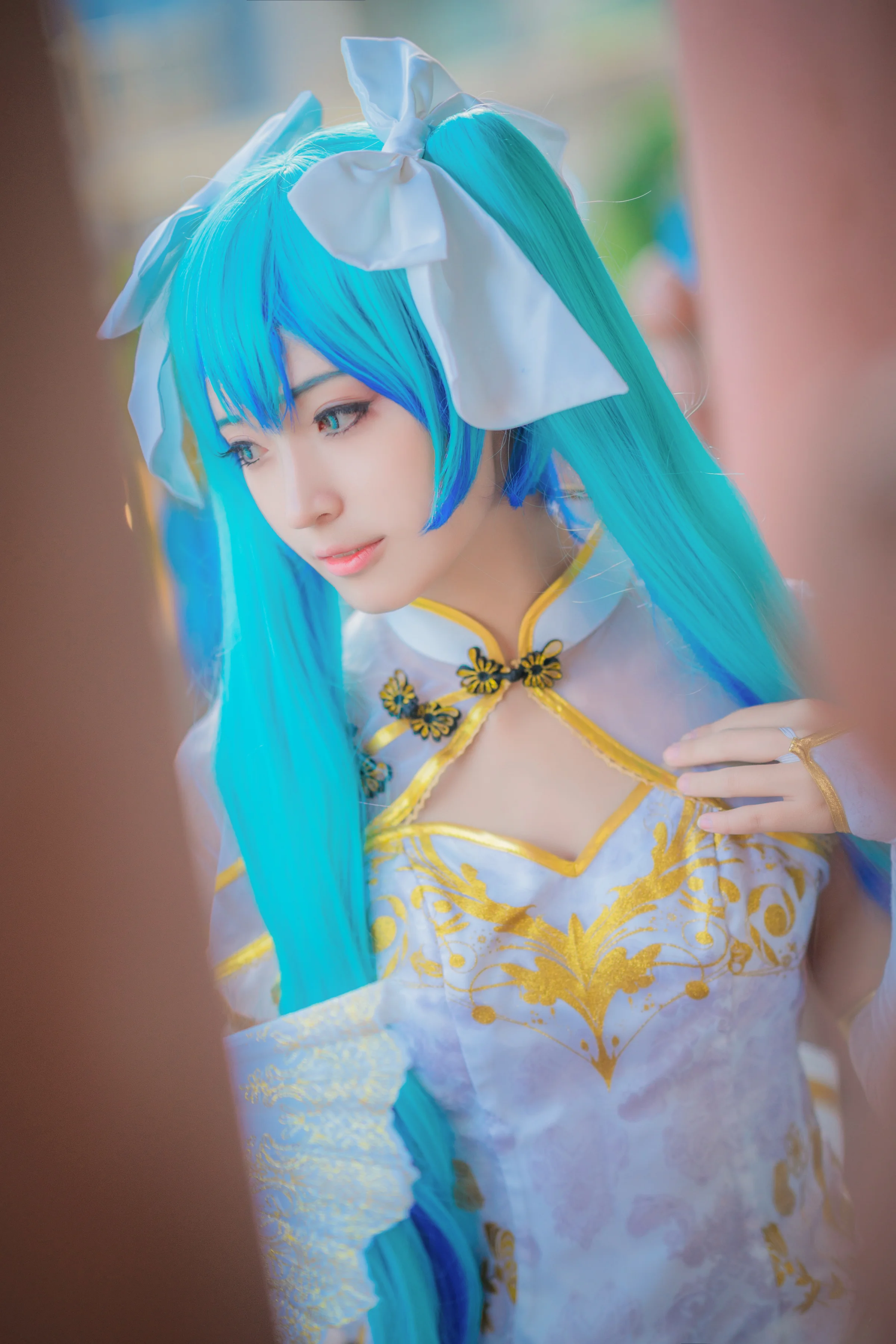 miku金丝雀COS写真