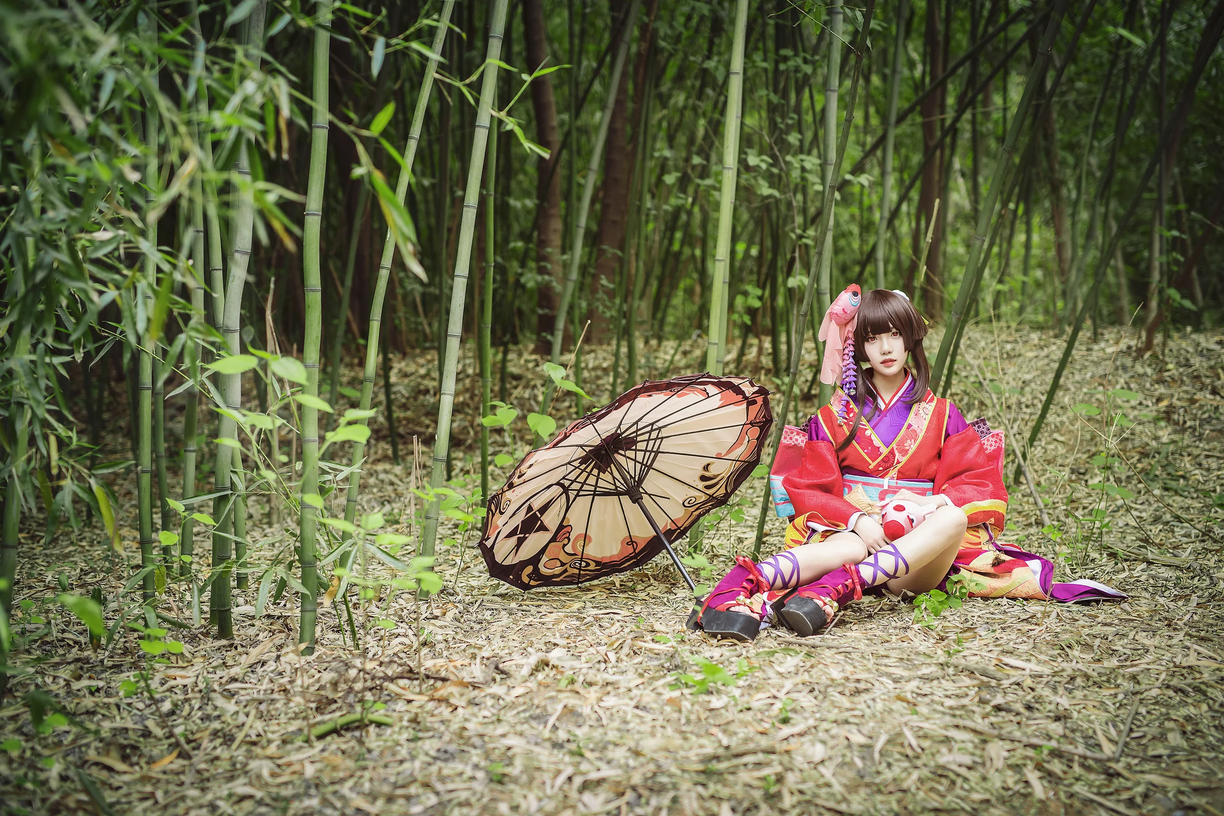 阴阳师神乐COS写真