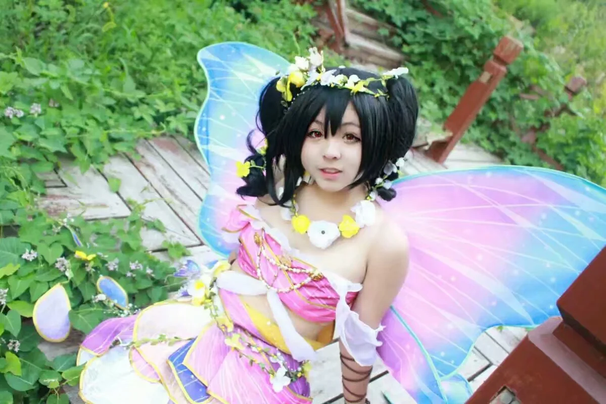 花妖觉醒妮可COS写真 好想飞起来呦，可我飞不起来