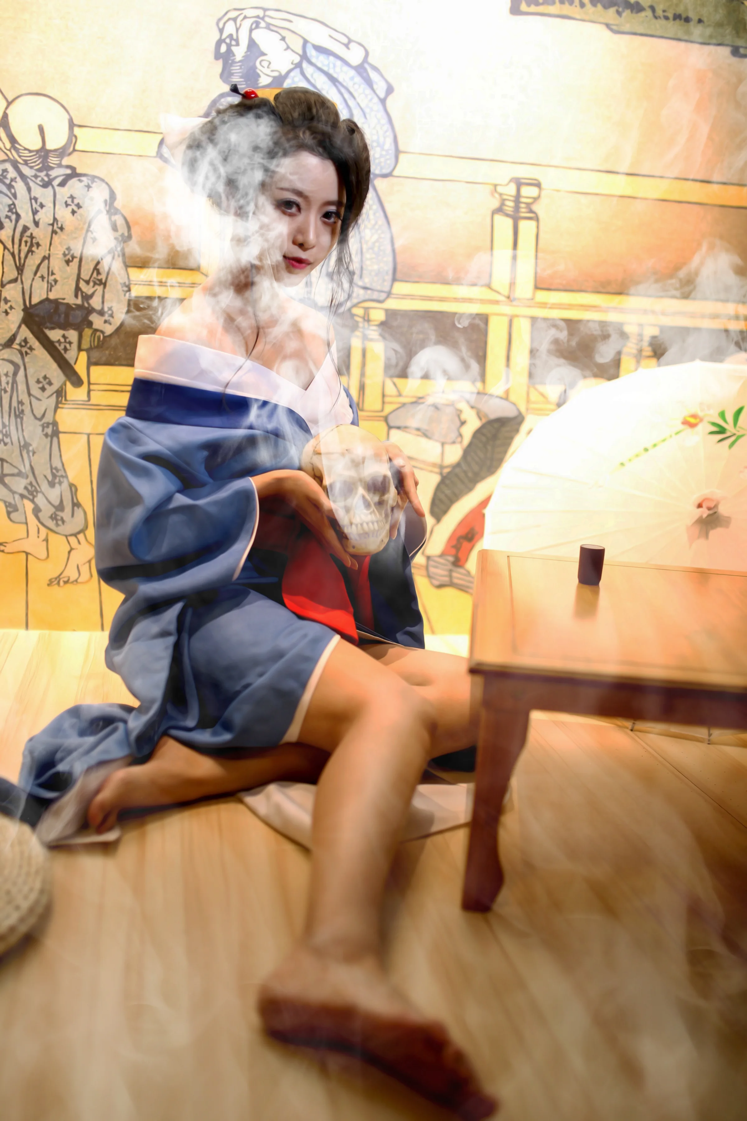 地狱少女 骨女COS写真