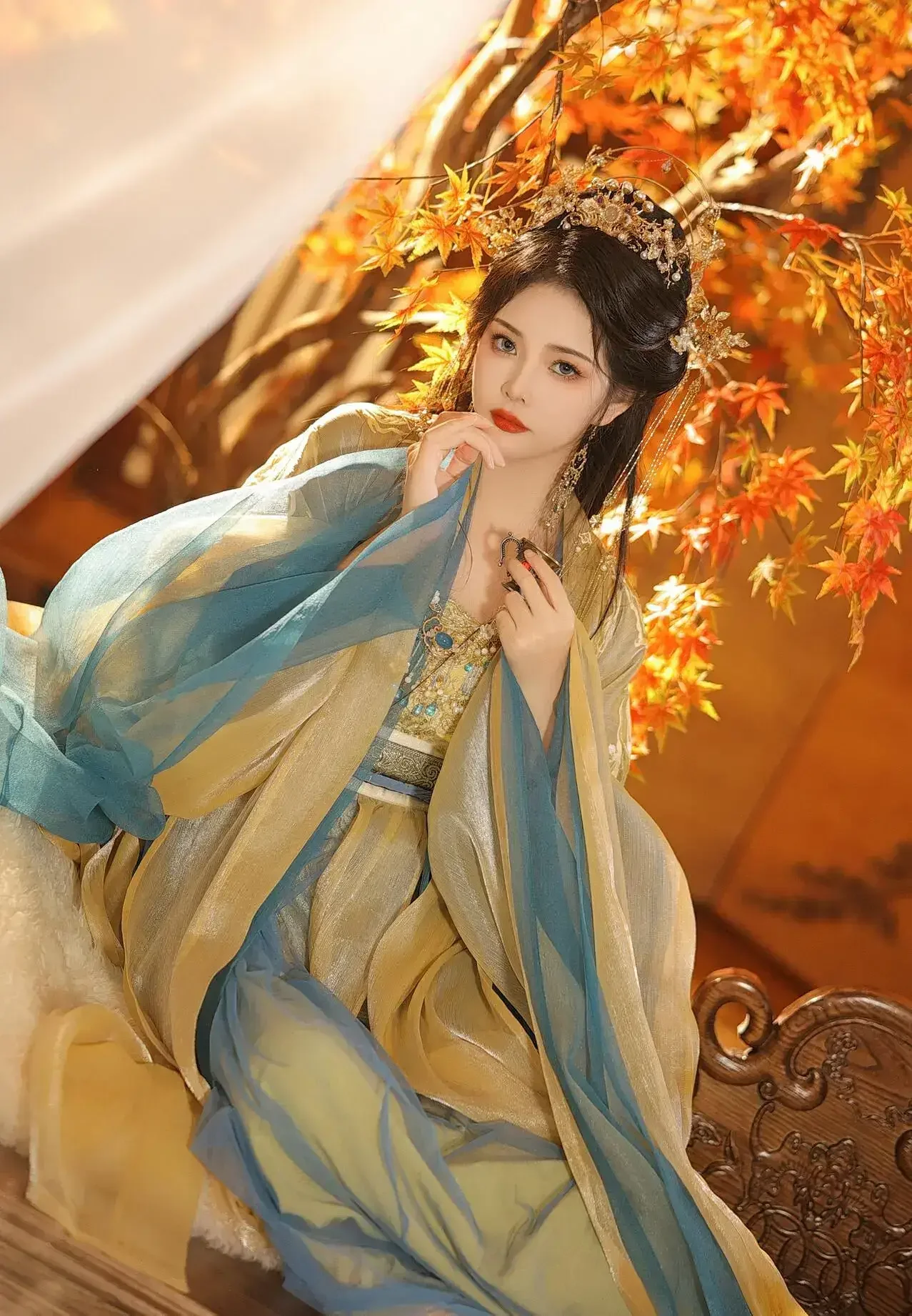 苏嫣嫣阿姨 – 白茶清欢｜高清图片集