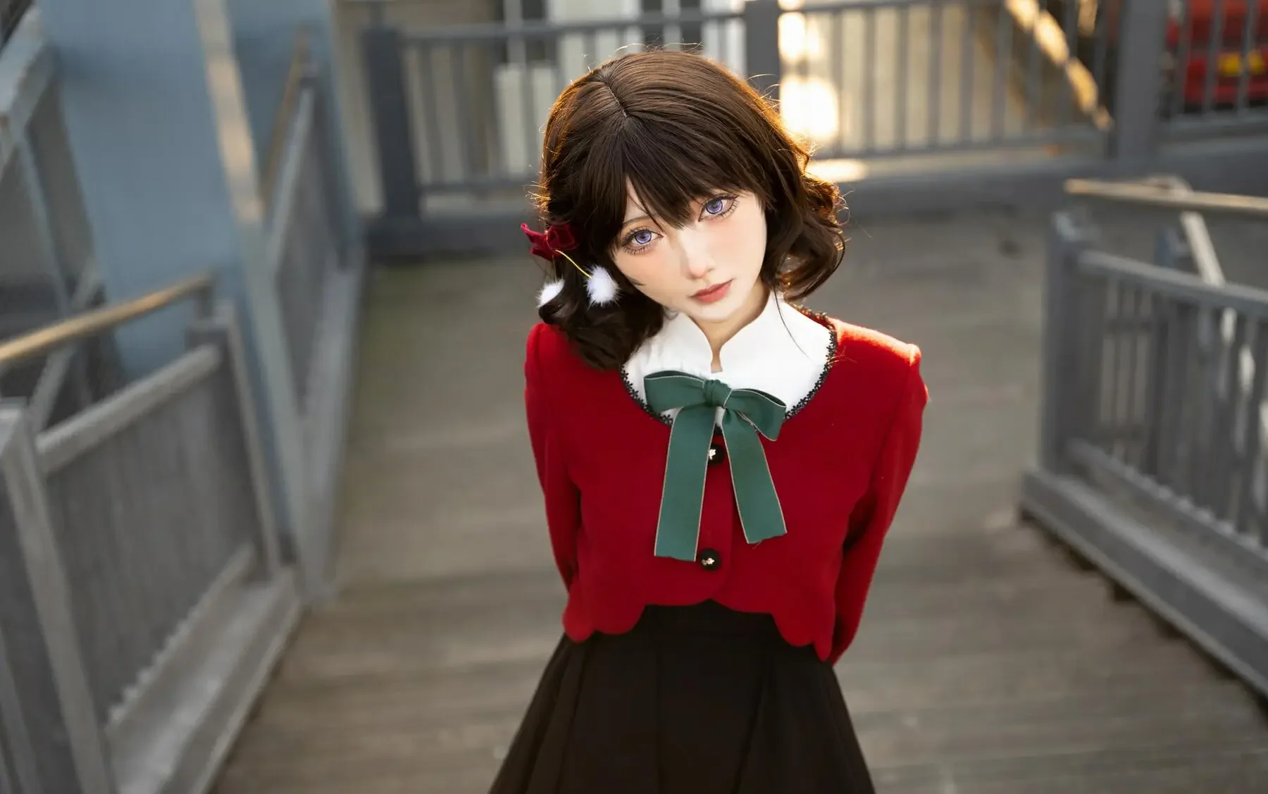 炭烤莉莉黑 – 桌面少女 冬·林檎｜高清图片集