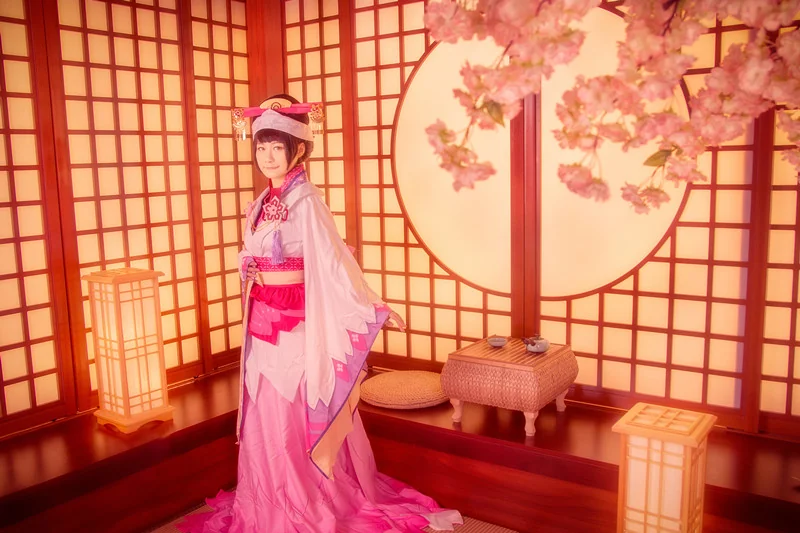 阴阳师樱花妖觉醒COS写真