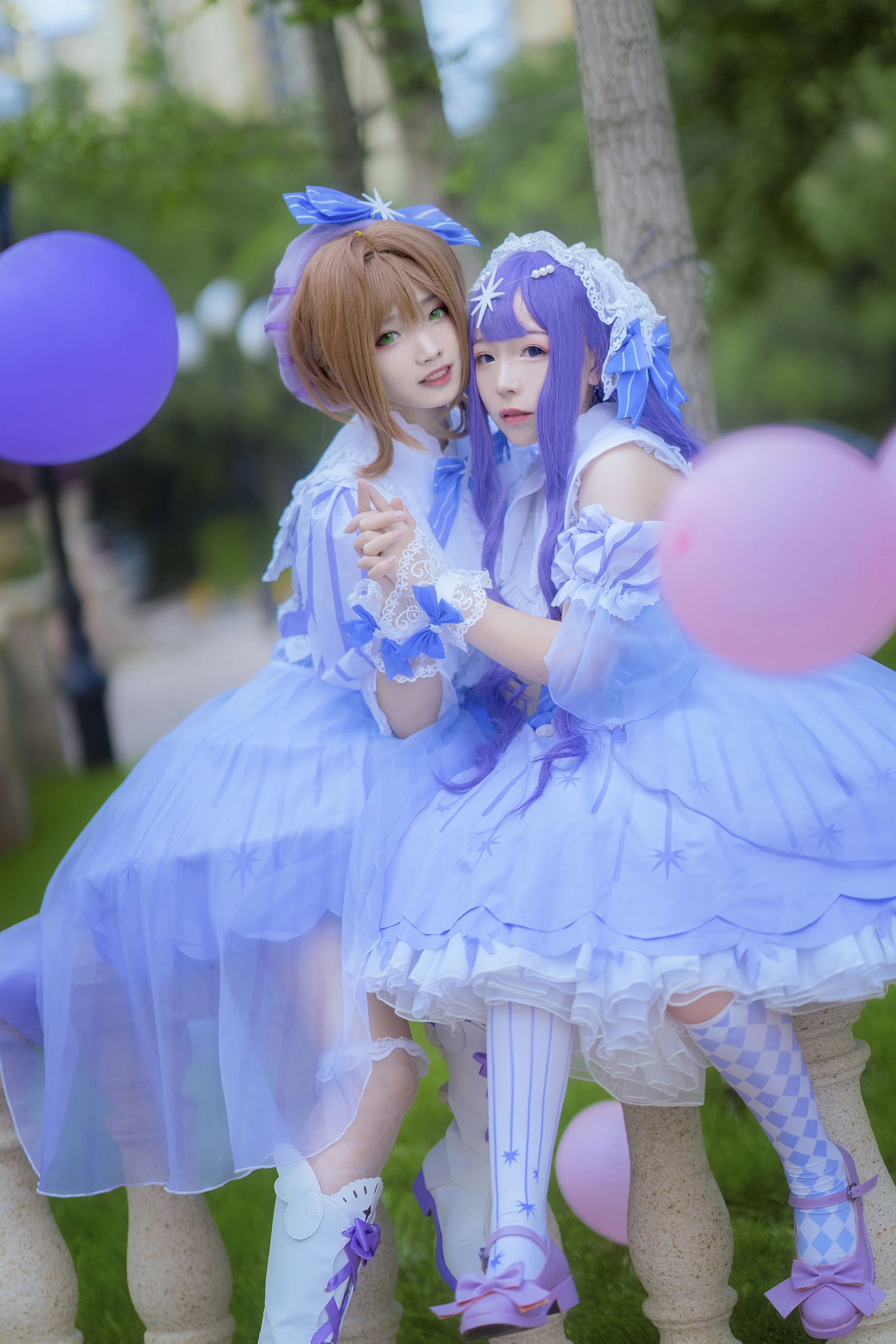 魔卡少女樱 木之本樱&知世COS写真